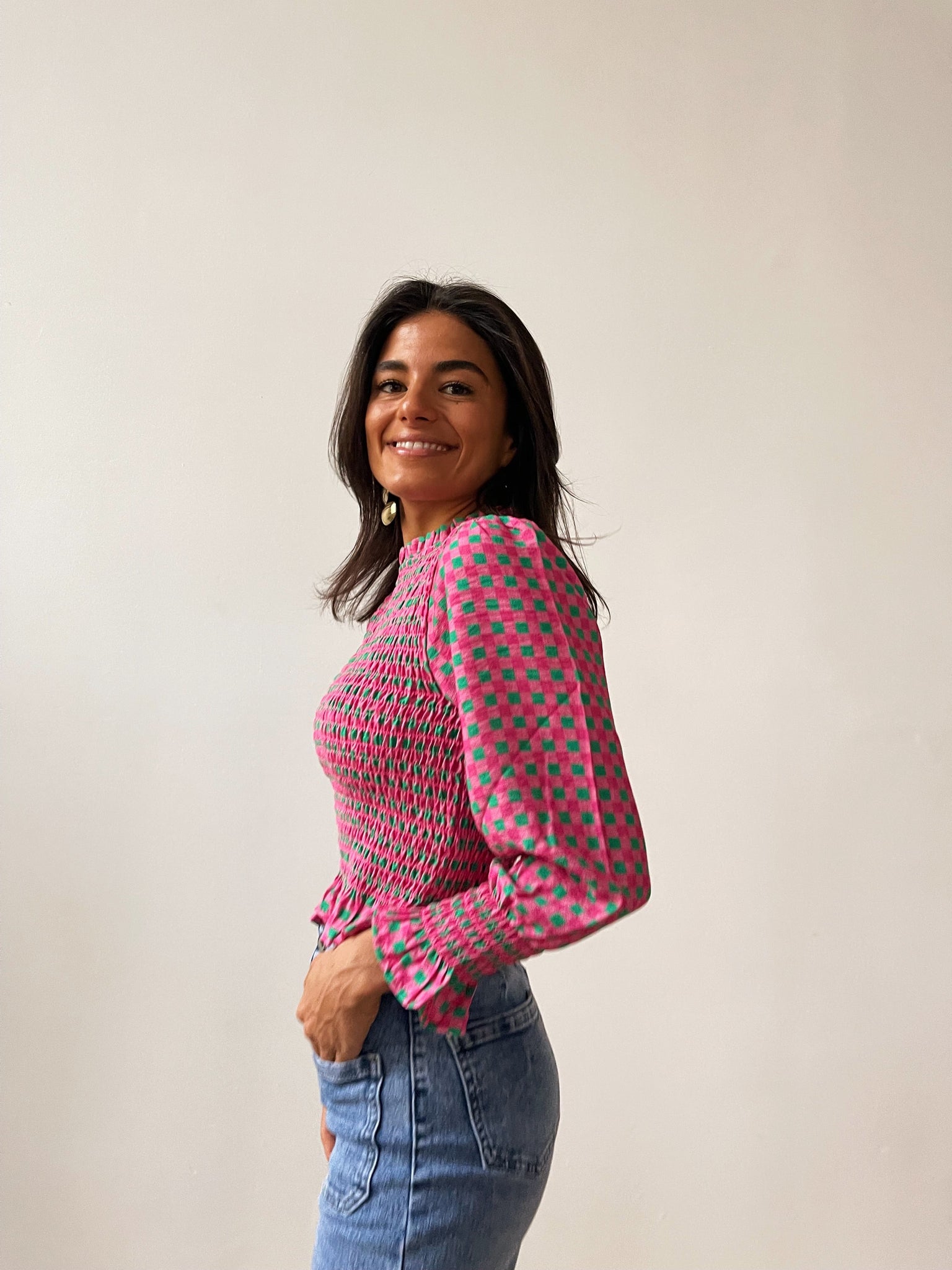 Blusa Chia fucsia