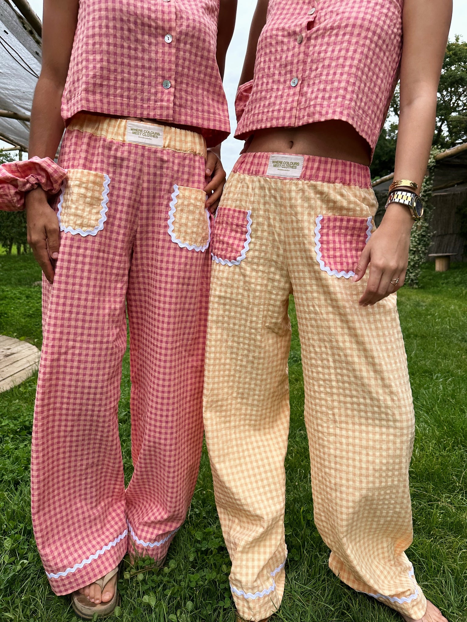 Pantaloni Greta Vanilla