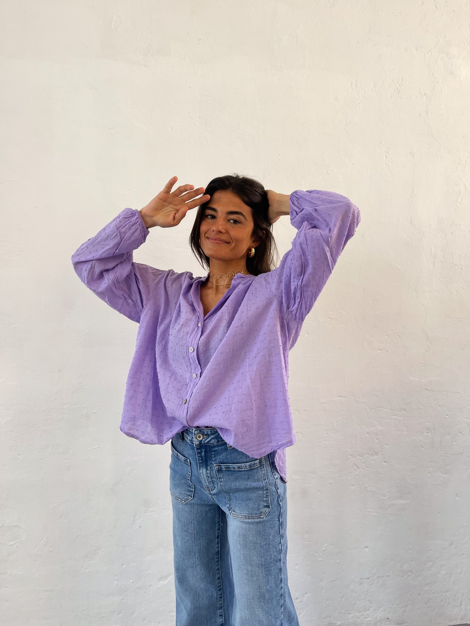 Camicetta Julia Lavender