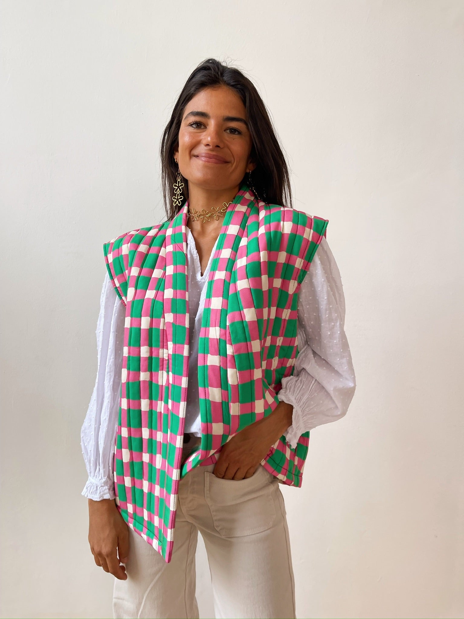 Gilet verde Hima