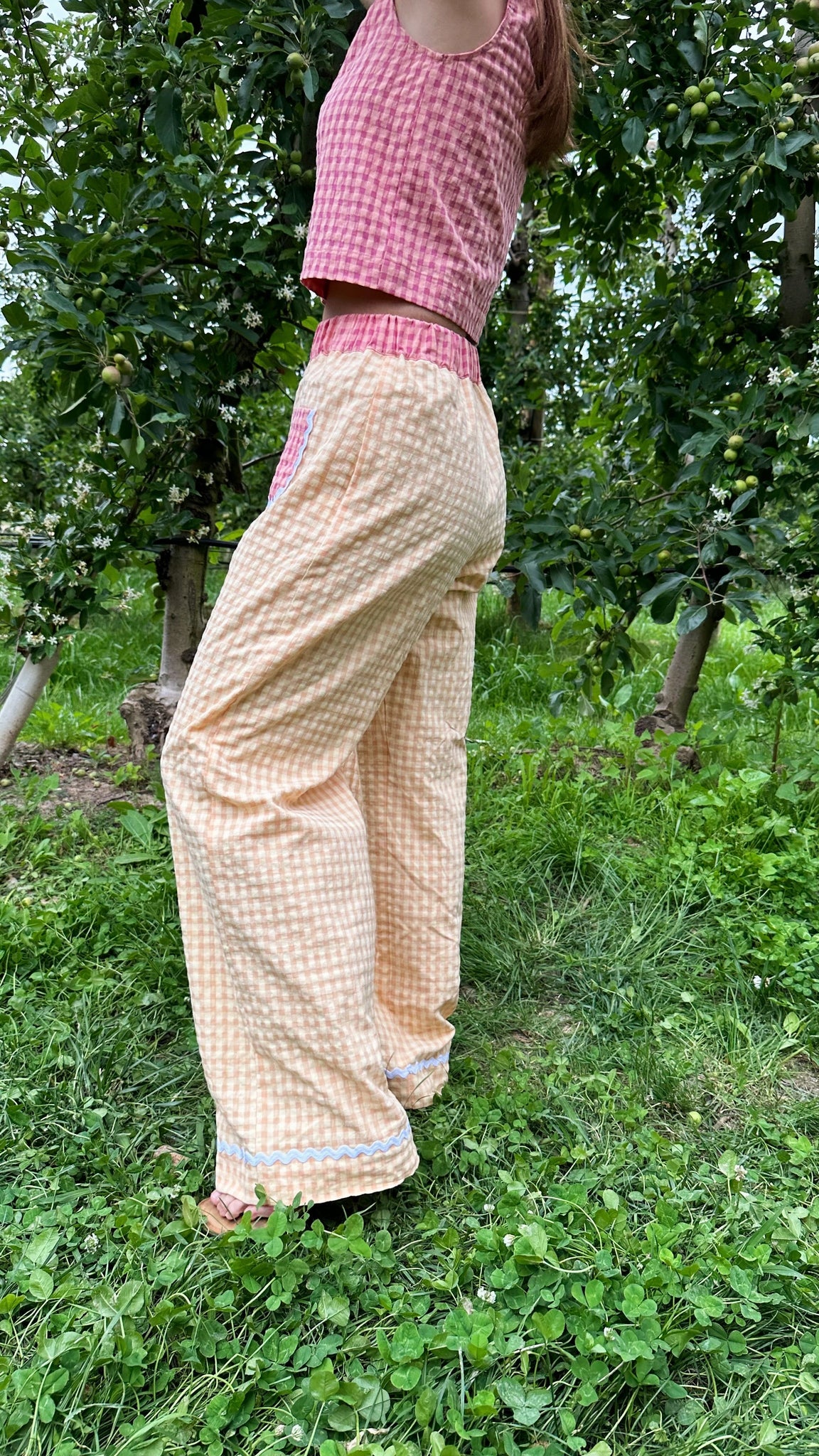 Pantaloni Greta Vanilla