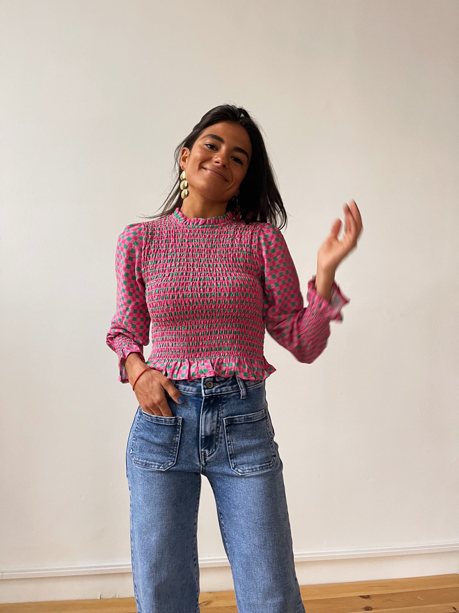 Blusa Chia fucsia