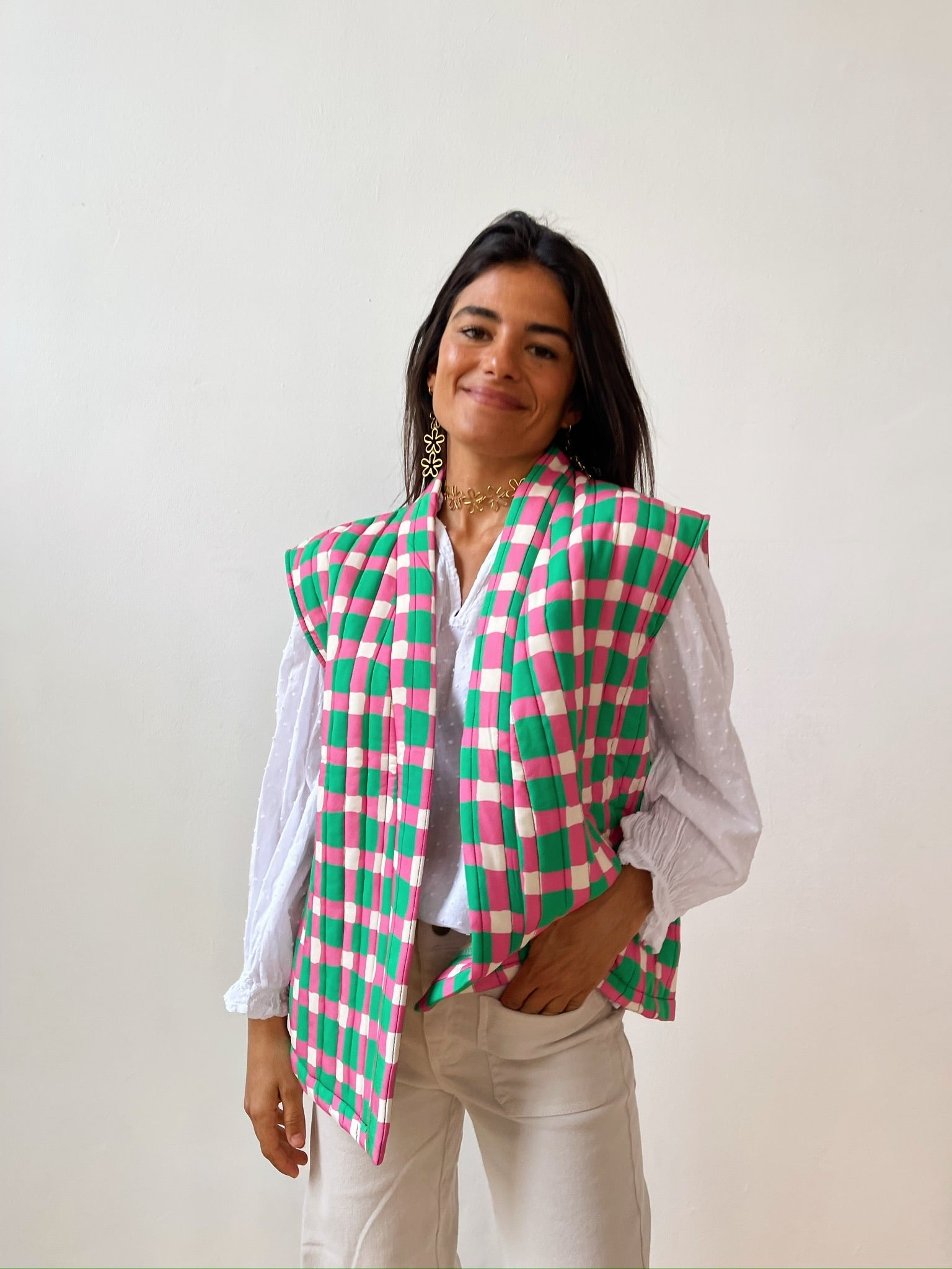 Gilet verde Hima