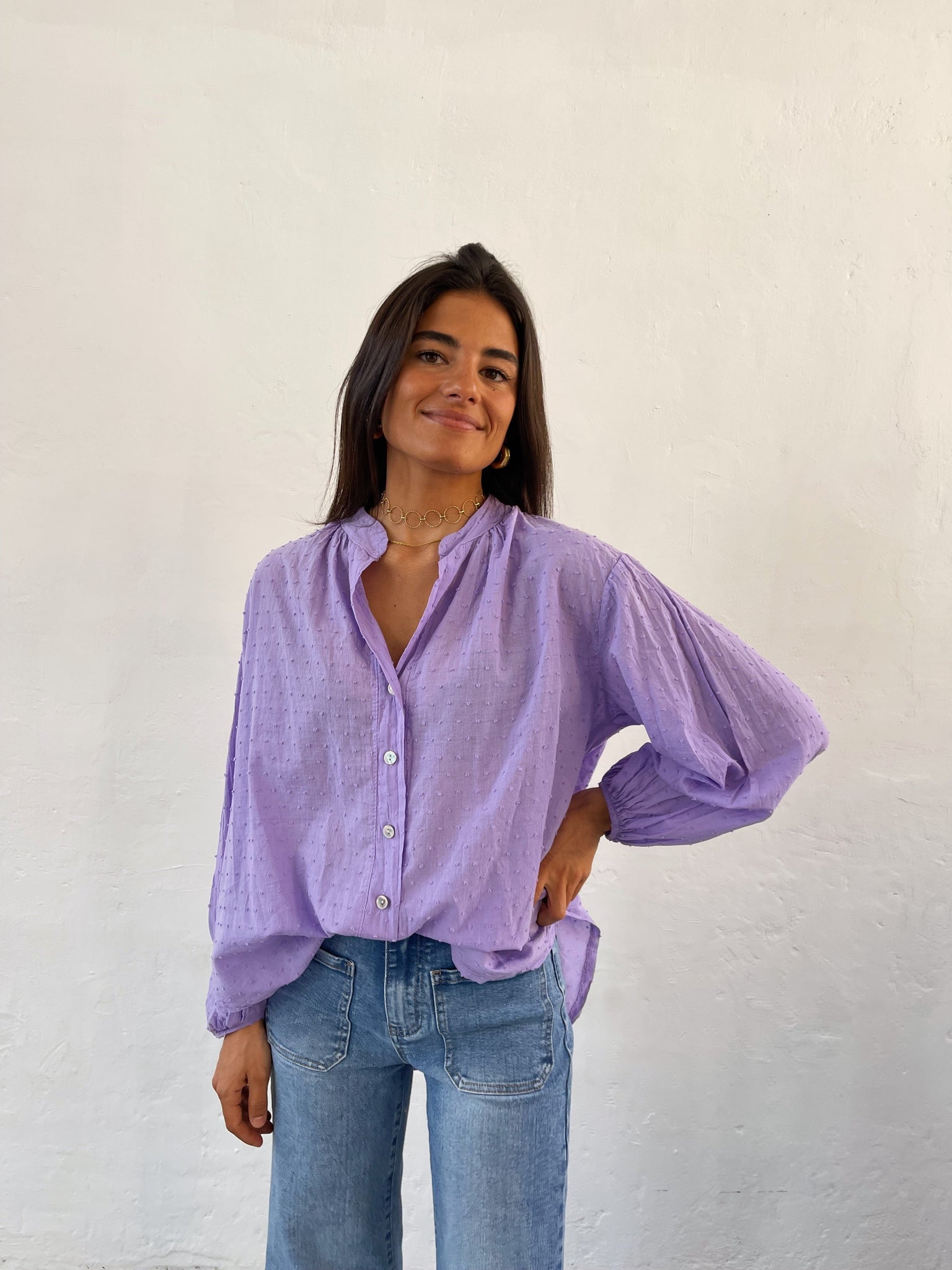 Camicetta Julia Lavender