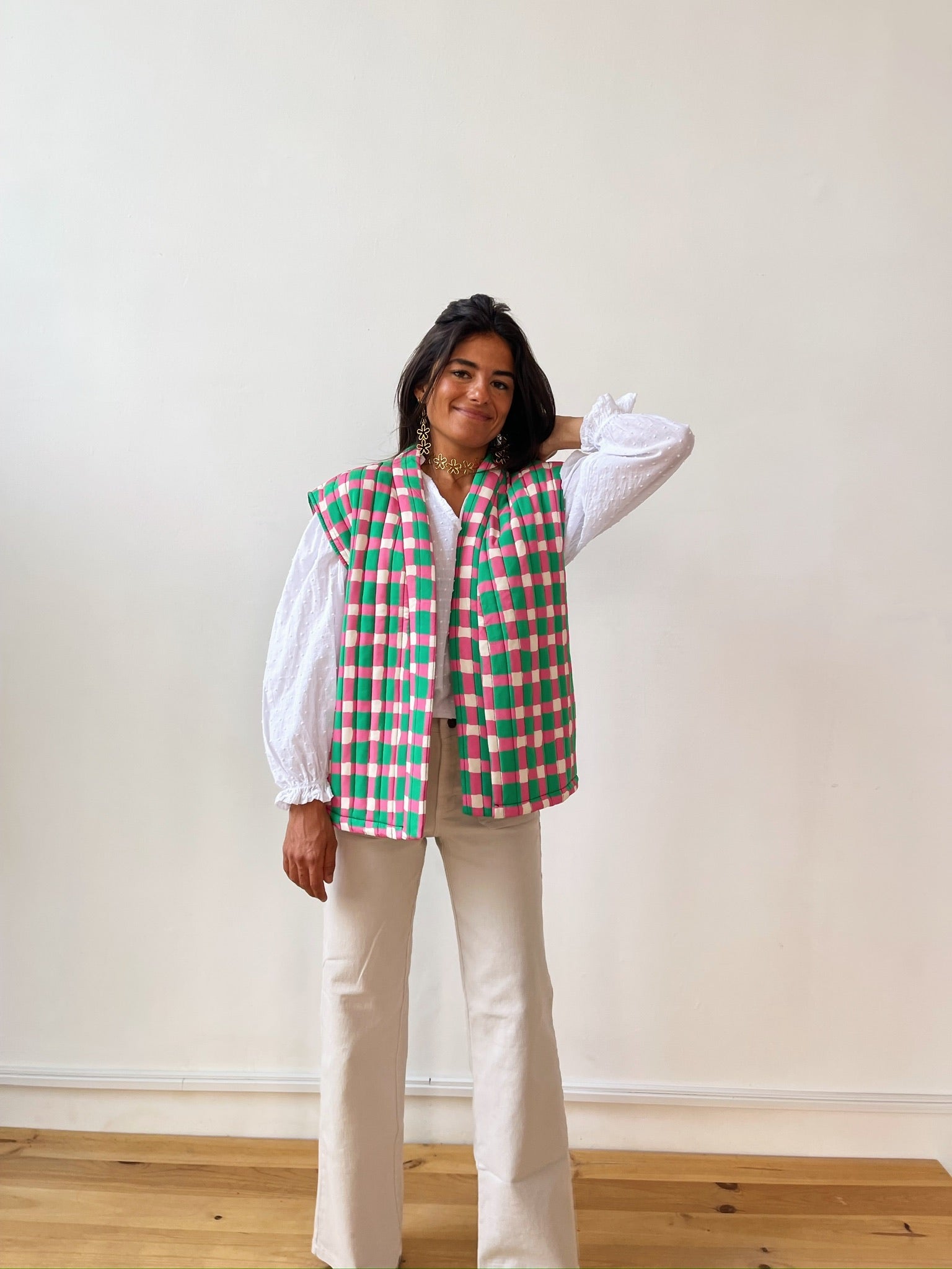 Gilet verde Hima