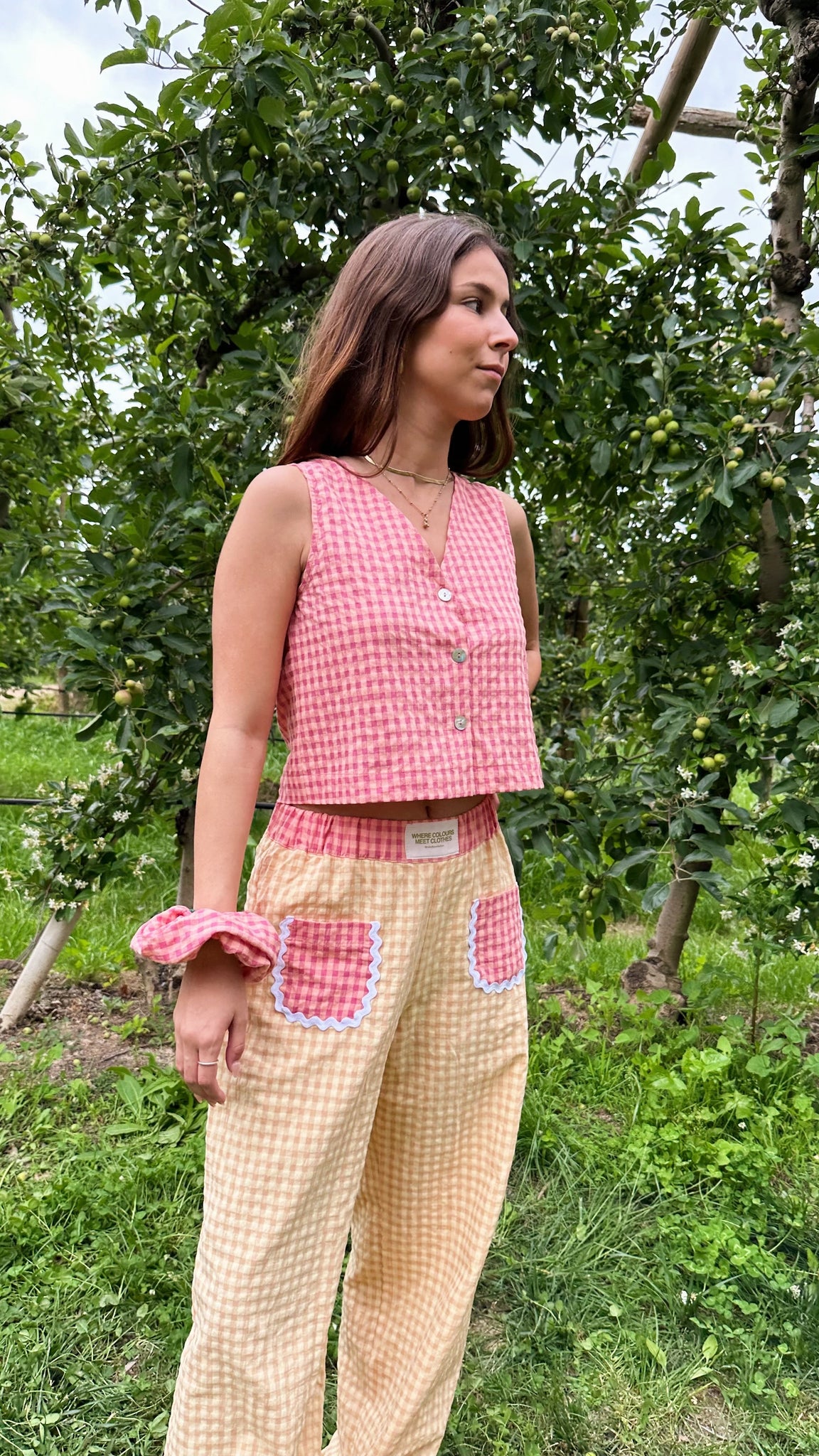 Pantaloni Greta Vanilla