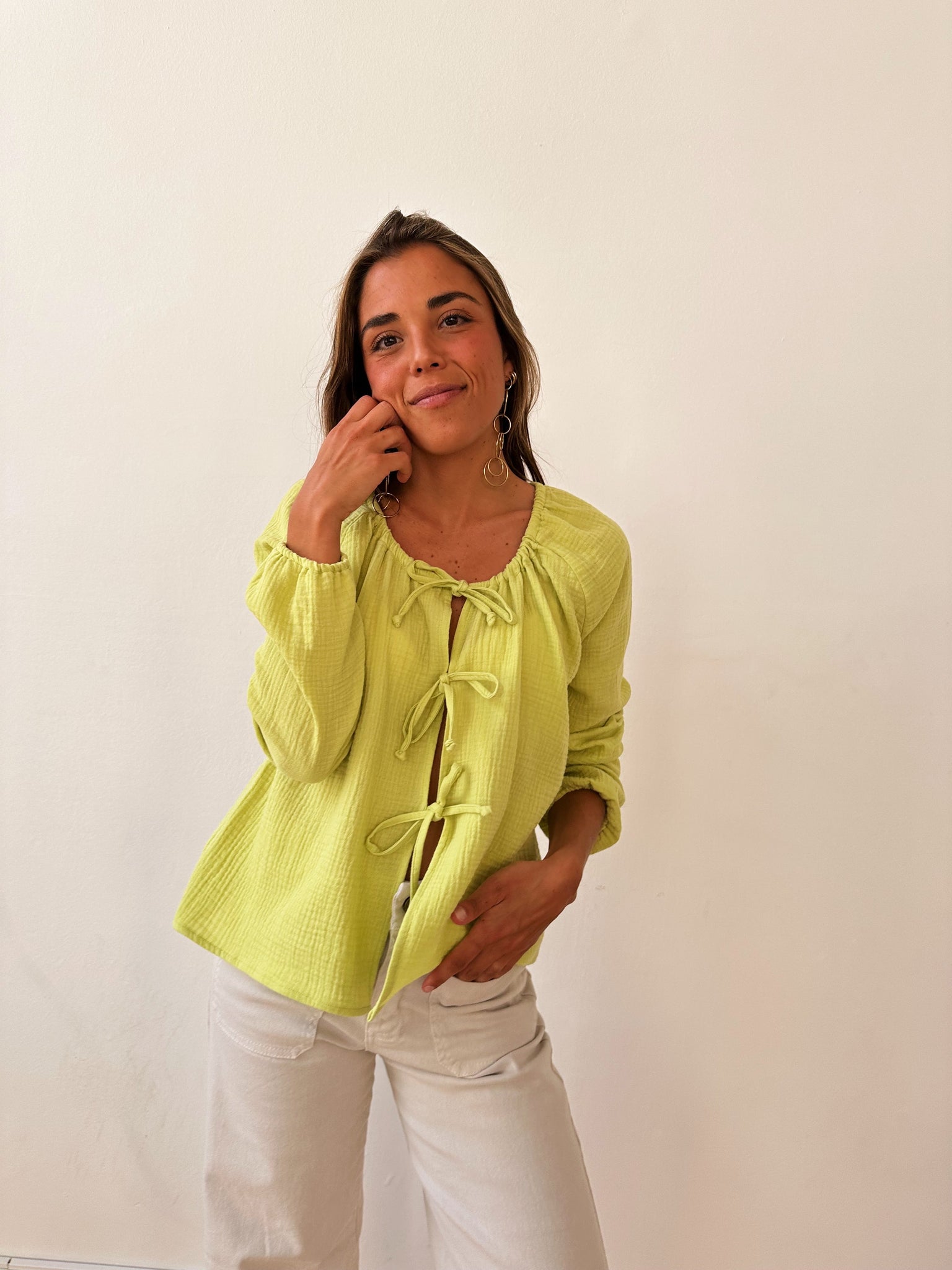 Camicetta Paula Avocado