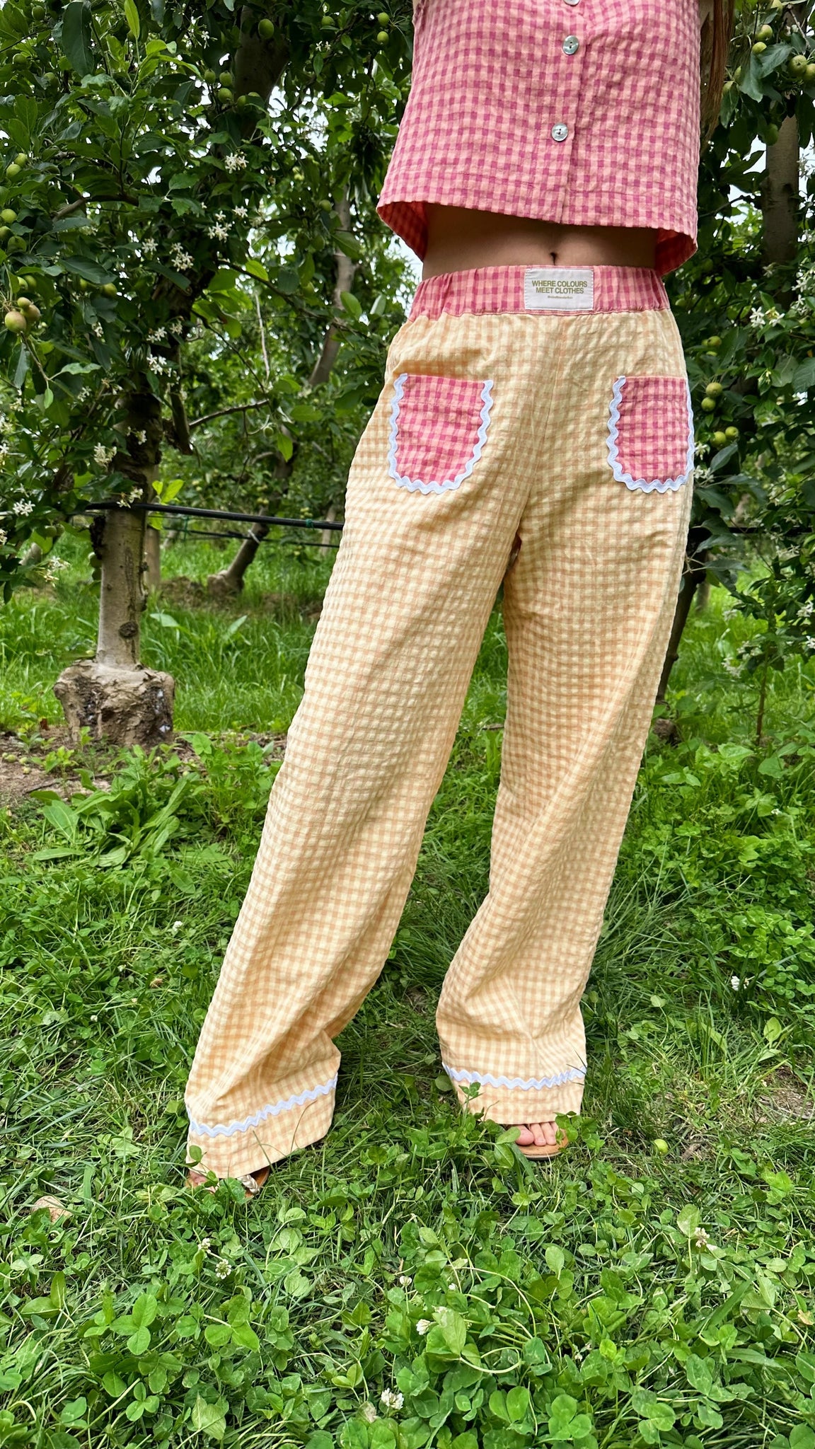 Pantaloni Greta Vanilla