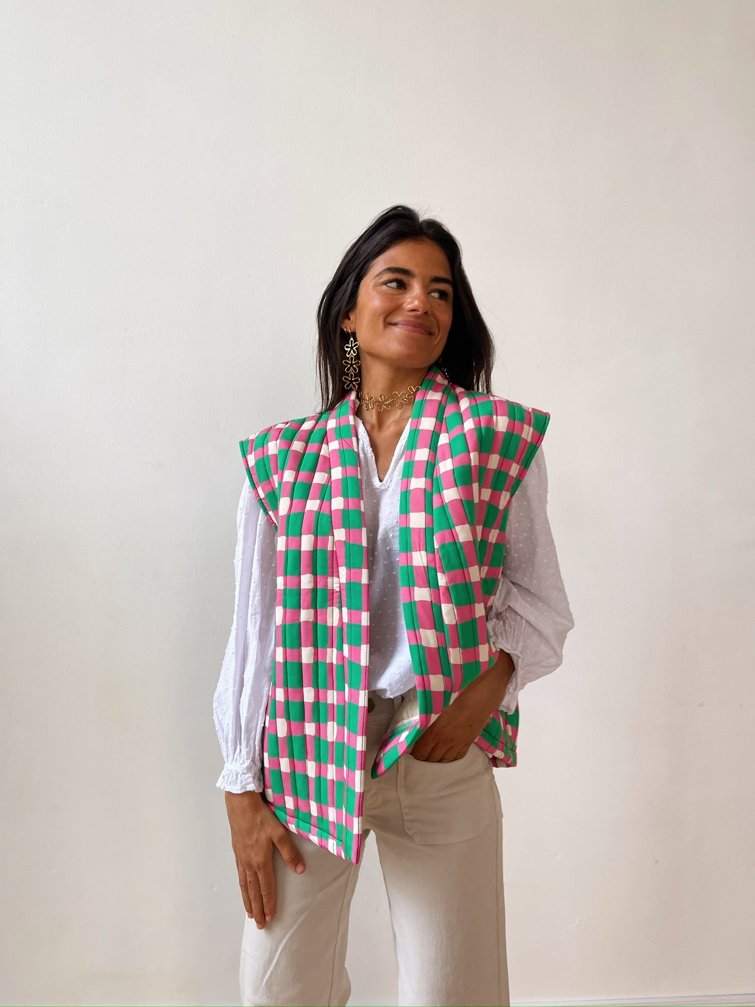 Gilet verde Hima
