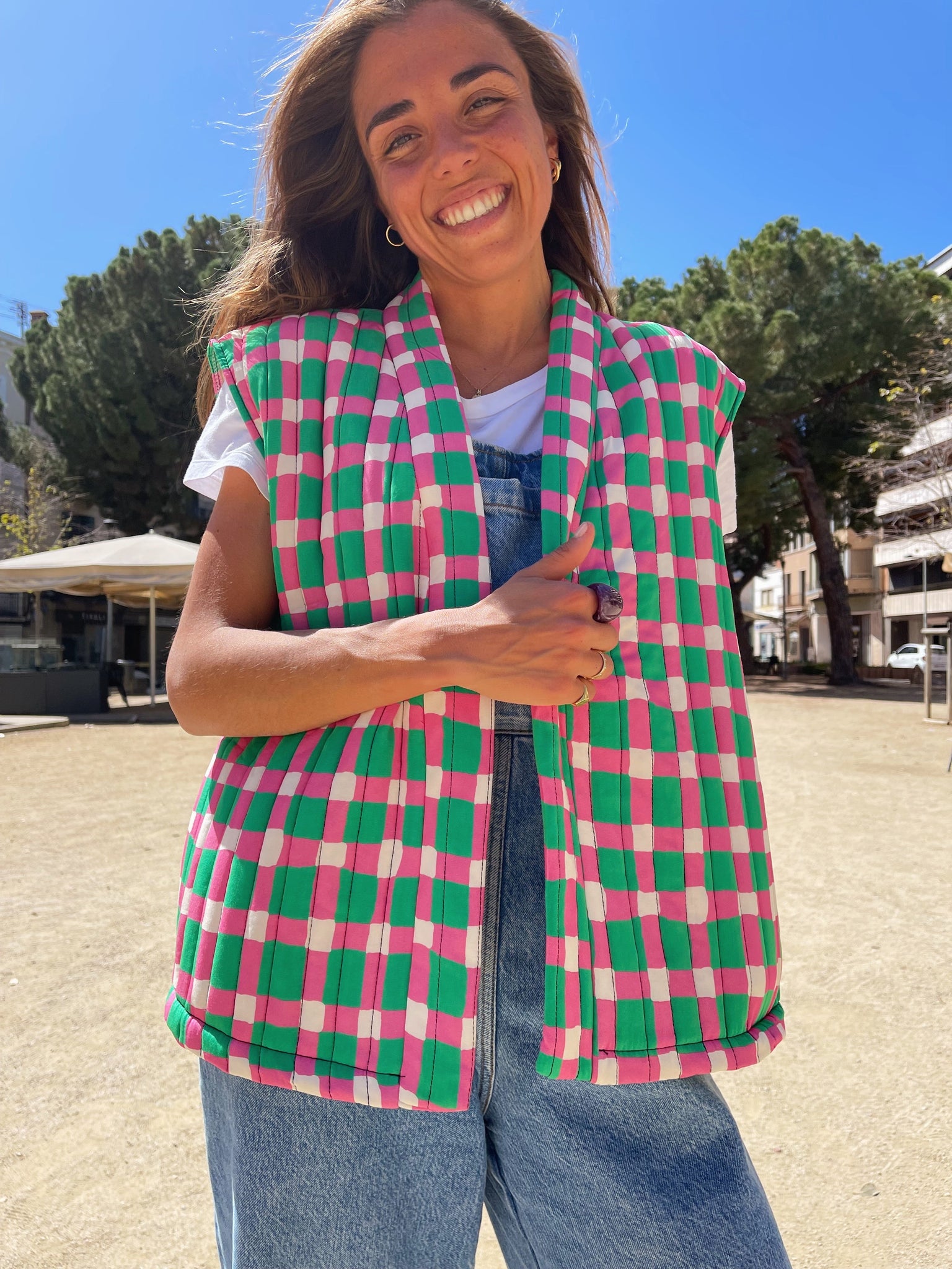 Gilet verde Hima
