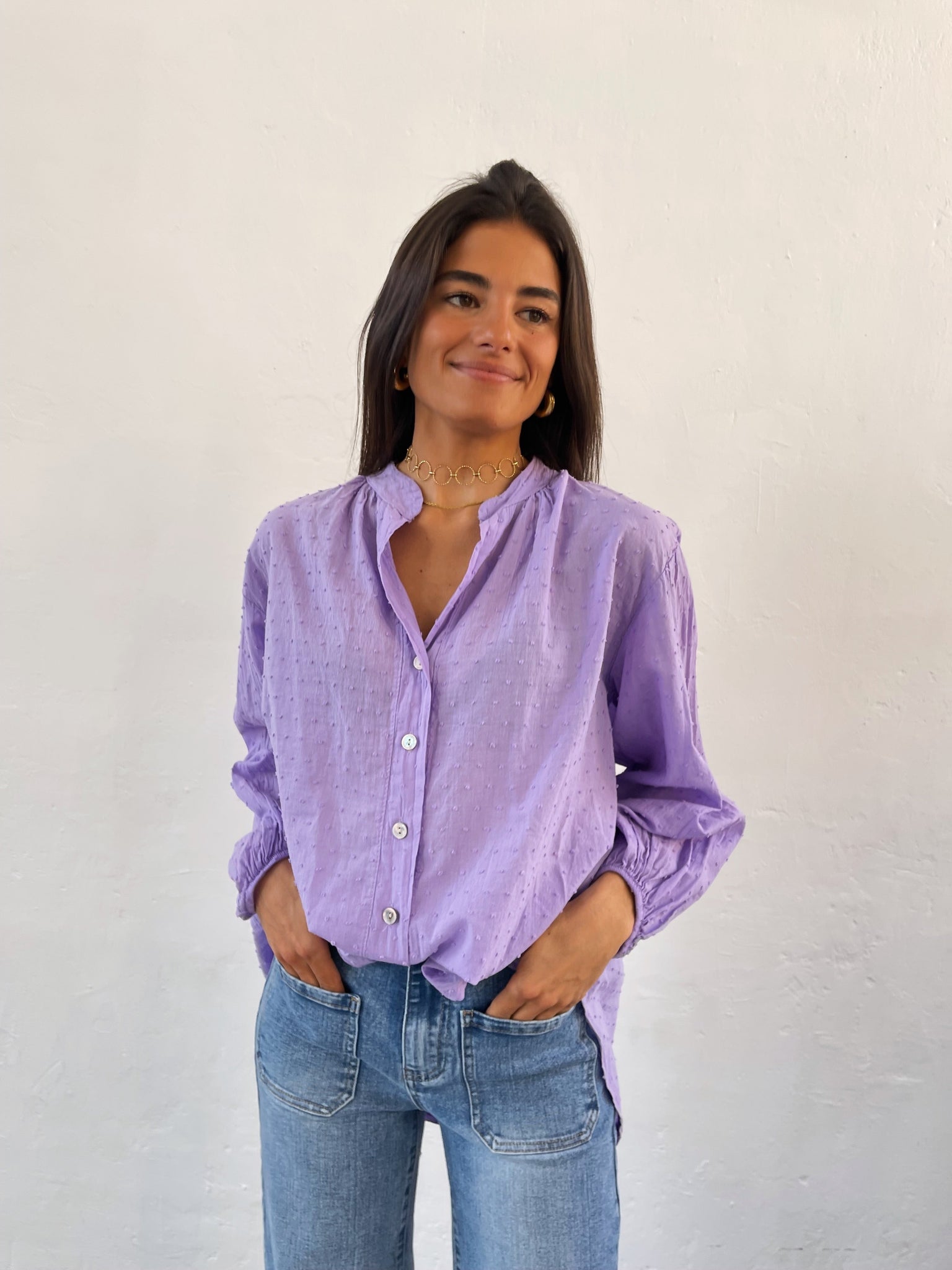 Camicetta Julia Lavender