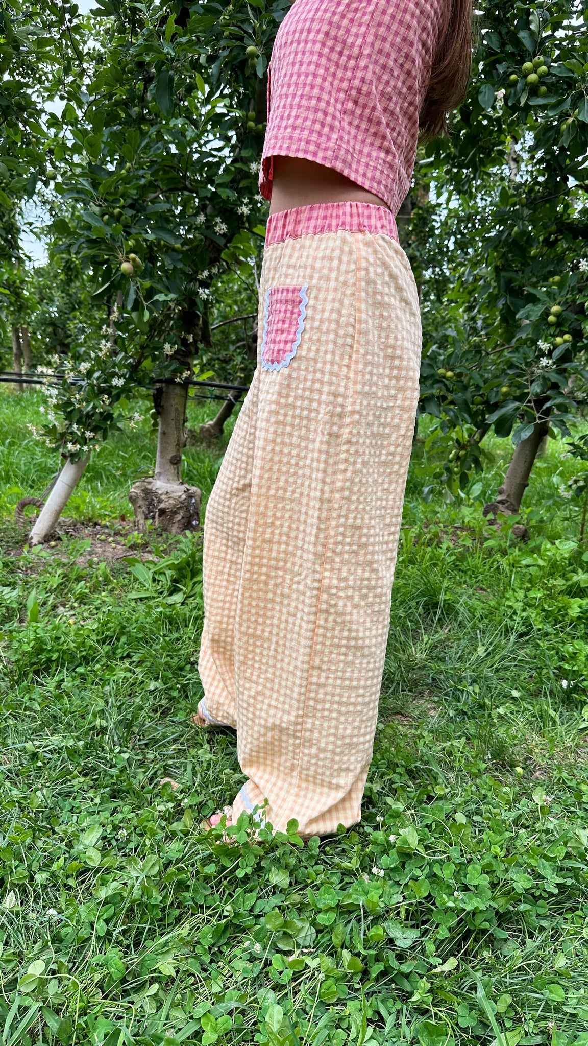 Pantaloni Greta Vanilla