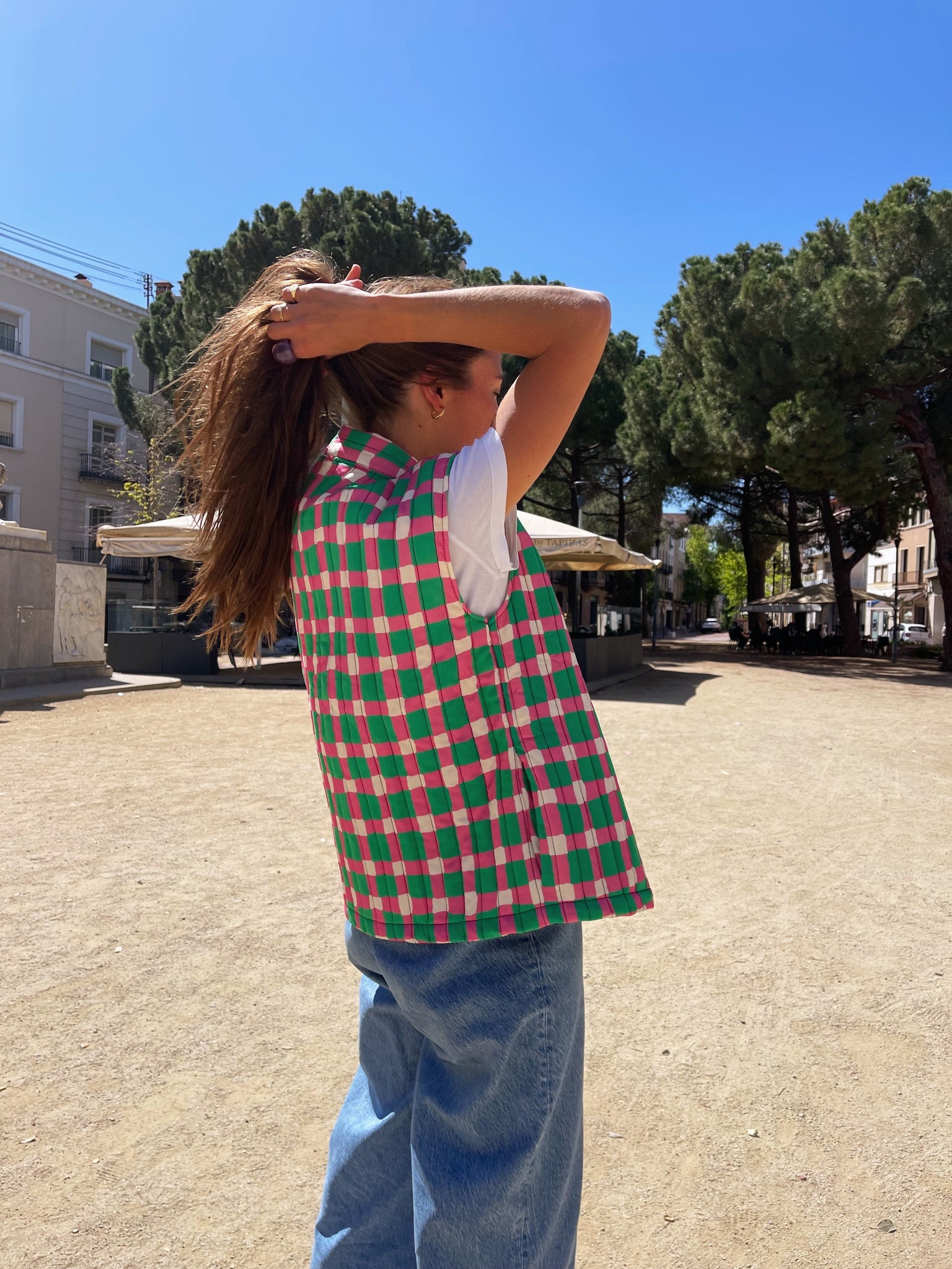 Gilet verde Hima
