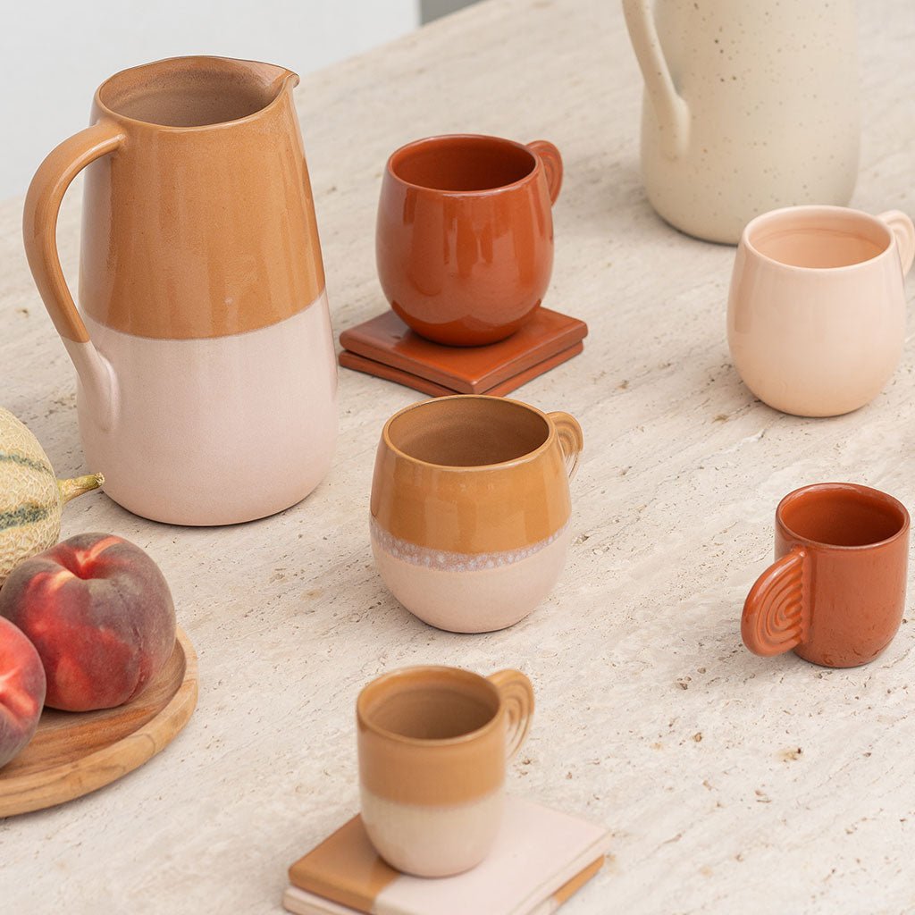 Mug en céramique Ambre - Bicolore - Oustao