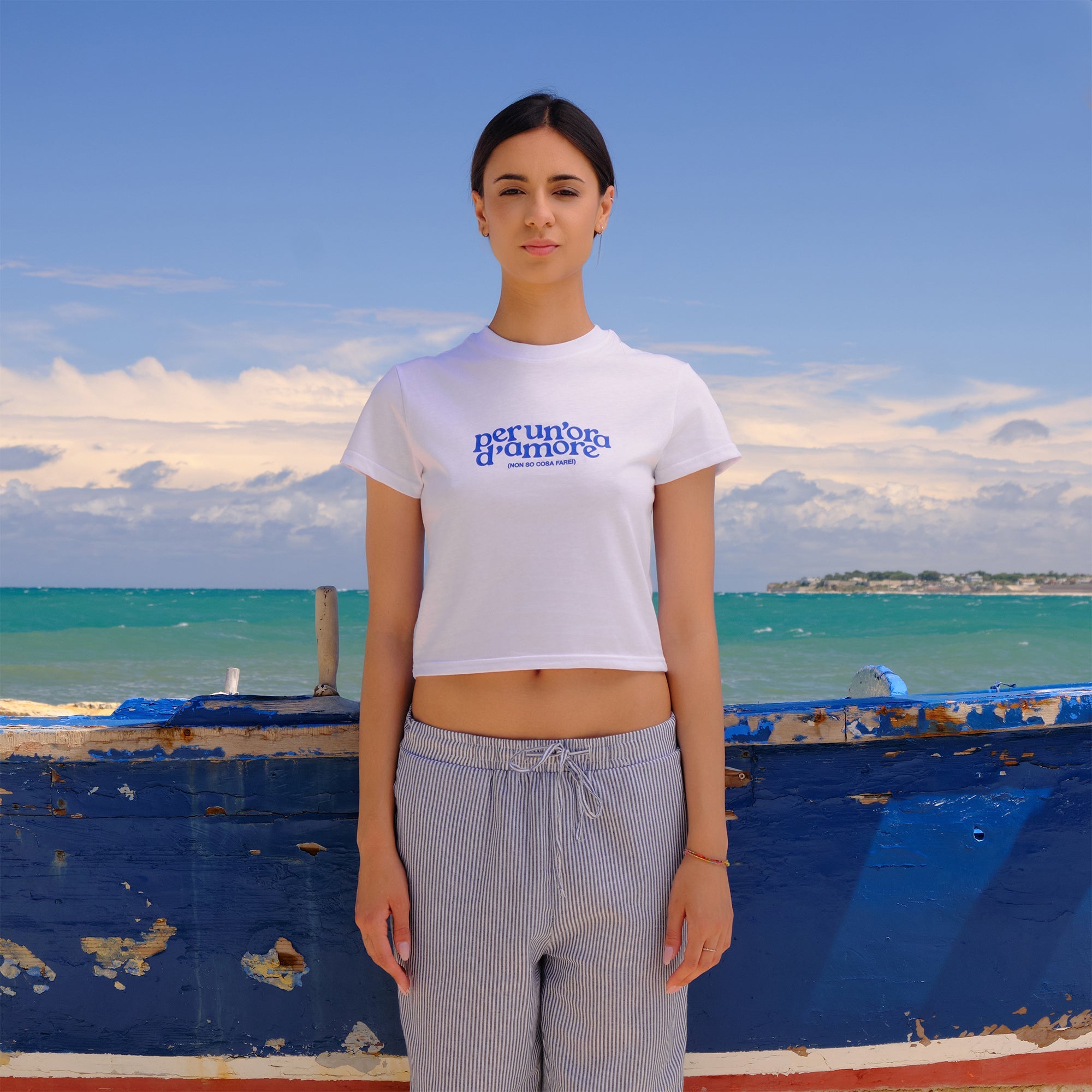 Baby Tee "Per un'ora d'amore" - Pescheria Mon Amour