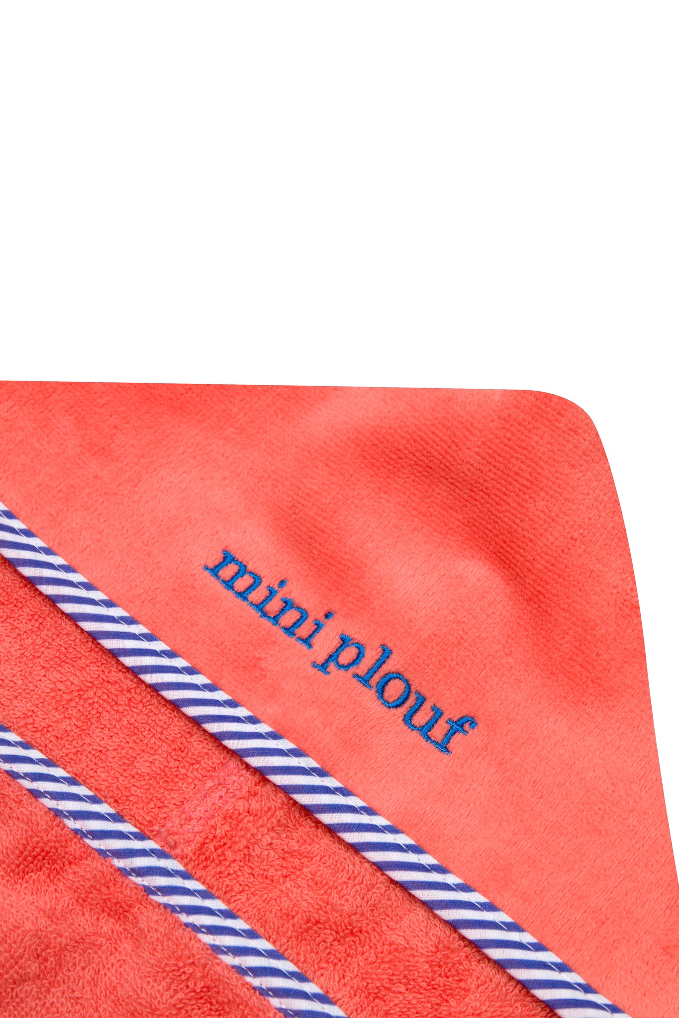 MINI PLOUF PINK HOODED TOWEL