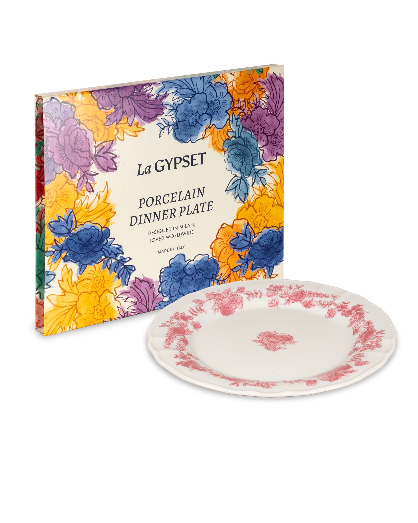 Piatto da portata rosa Suffolk