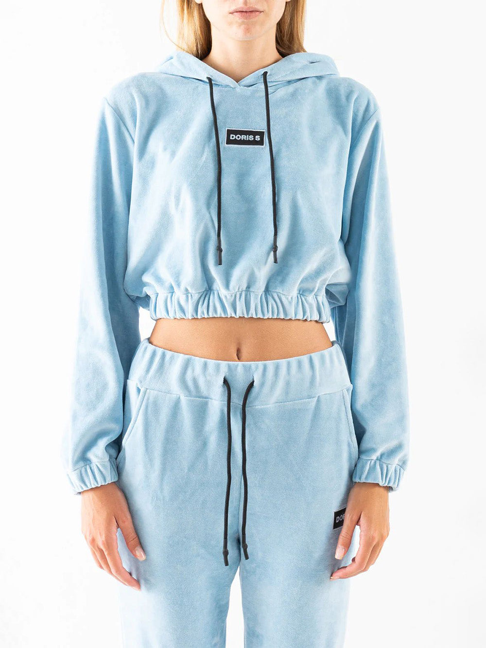 Felpa - Celeste Velluto