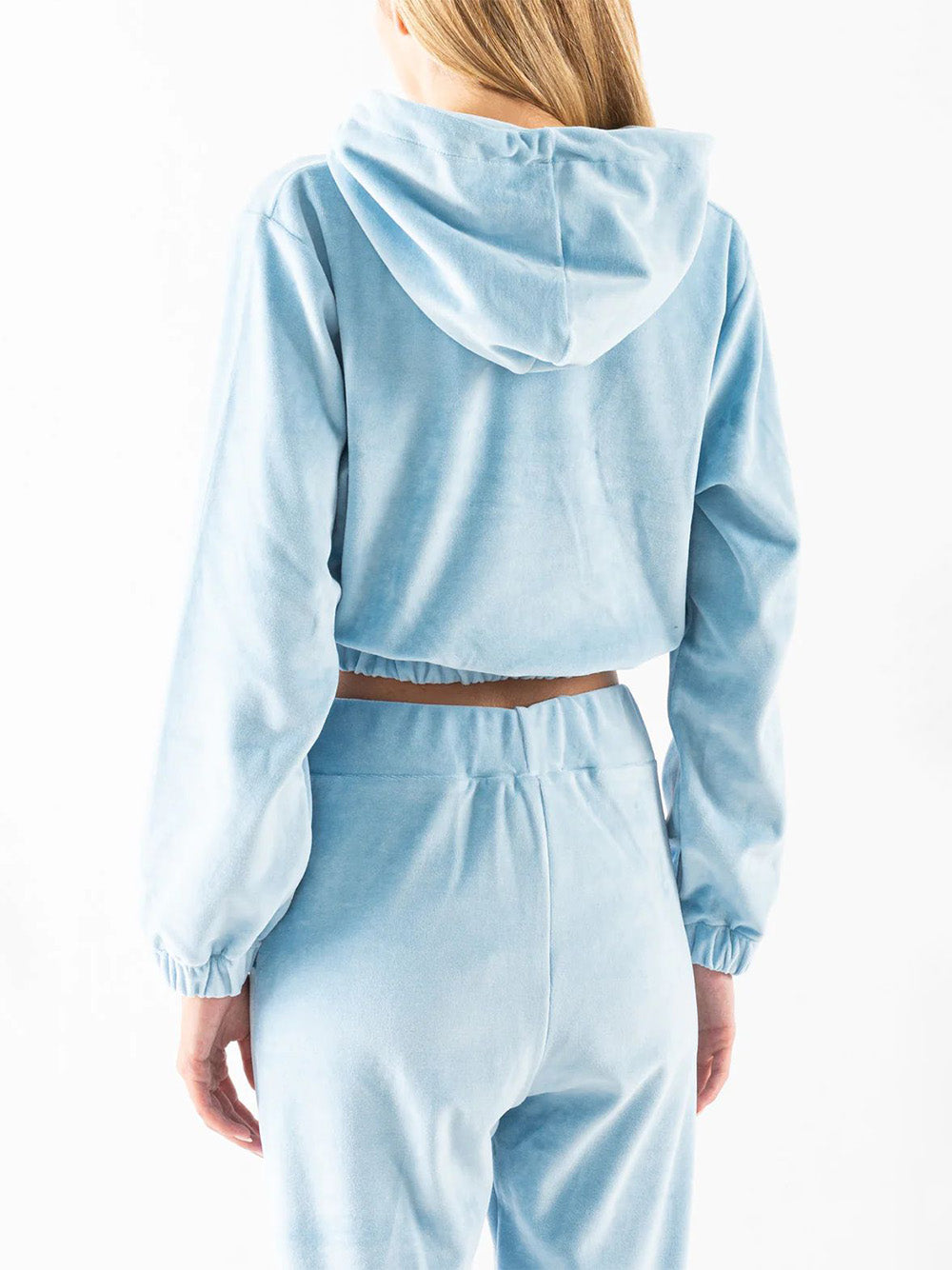 Felpa - Celeste Velluto