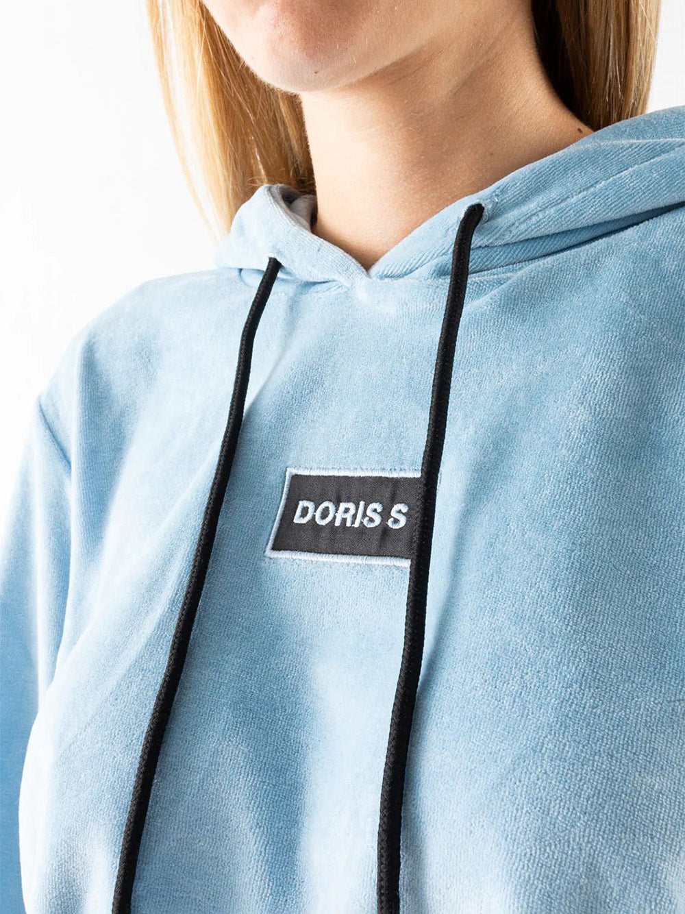 Felpa - Celeste Velluto