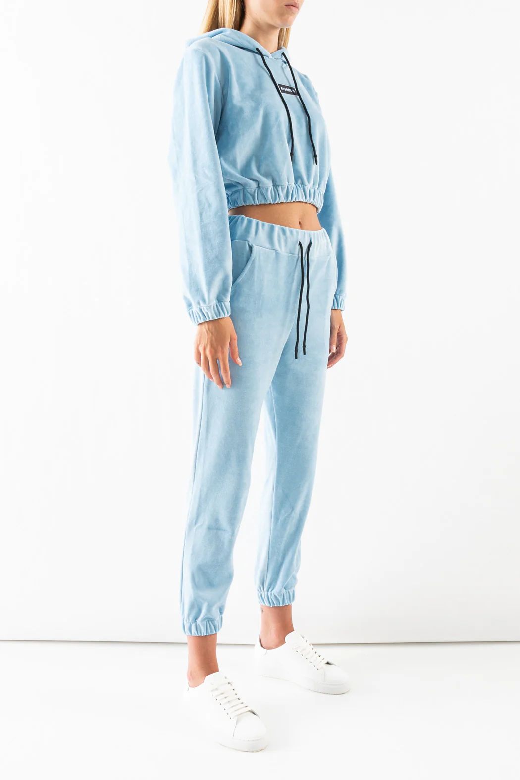 Pantalone joggers  - Celeste Velluto