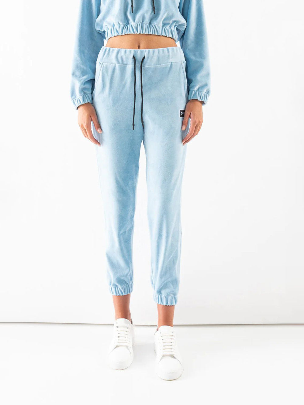 Pantalone joggers  - Celeste Velluto