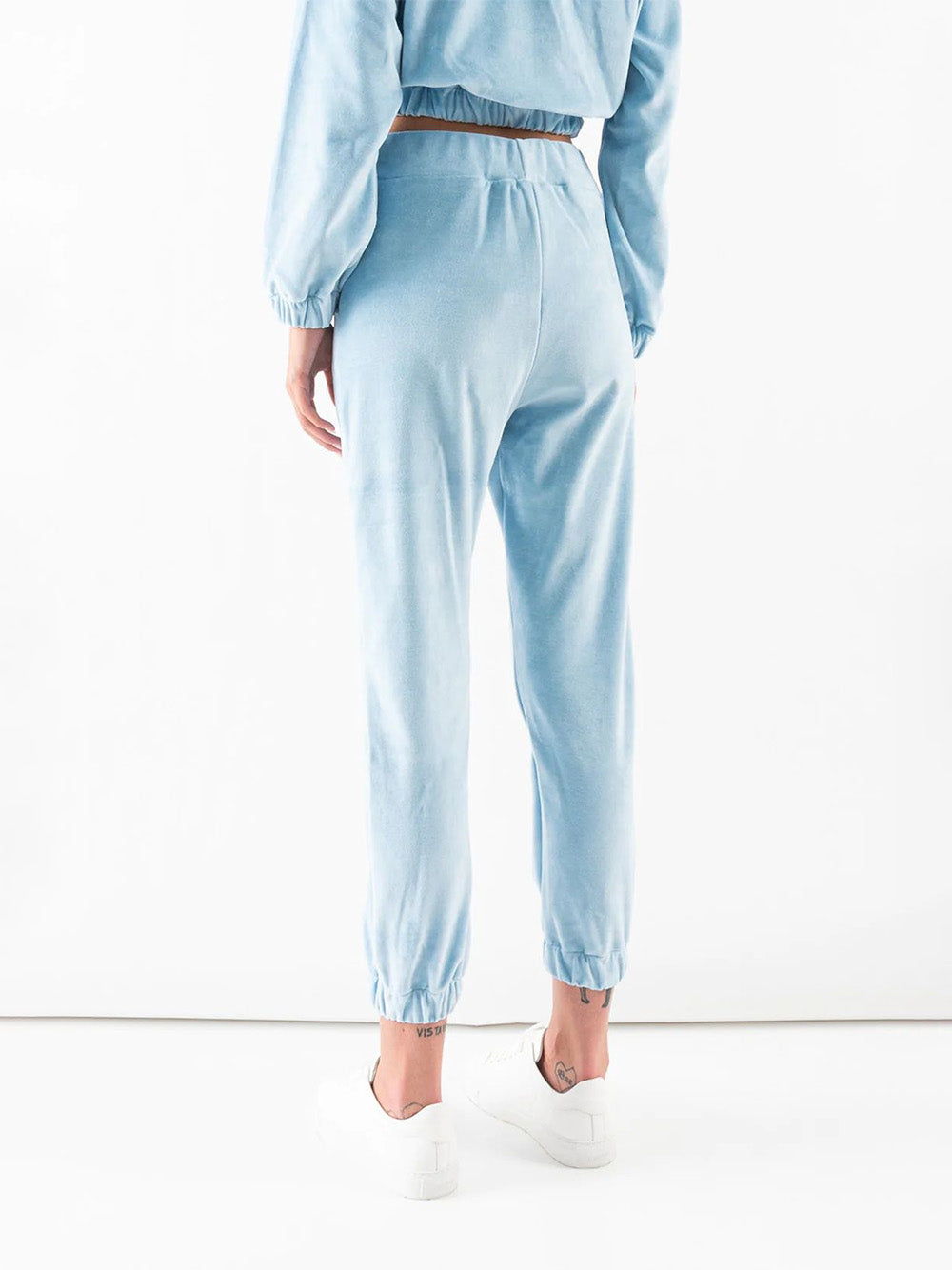 Pantalone joggers  - Celeste Velluto