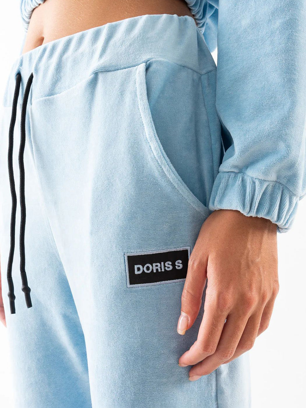 Pantalone joggers  - Celeste Velluto