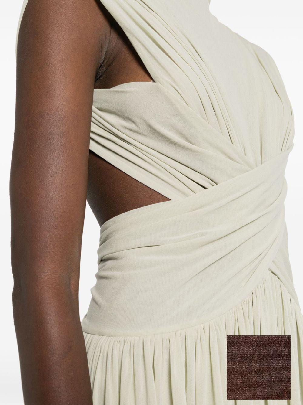 Abito con aperture laterali ( Marrone )