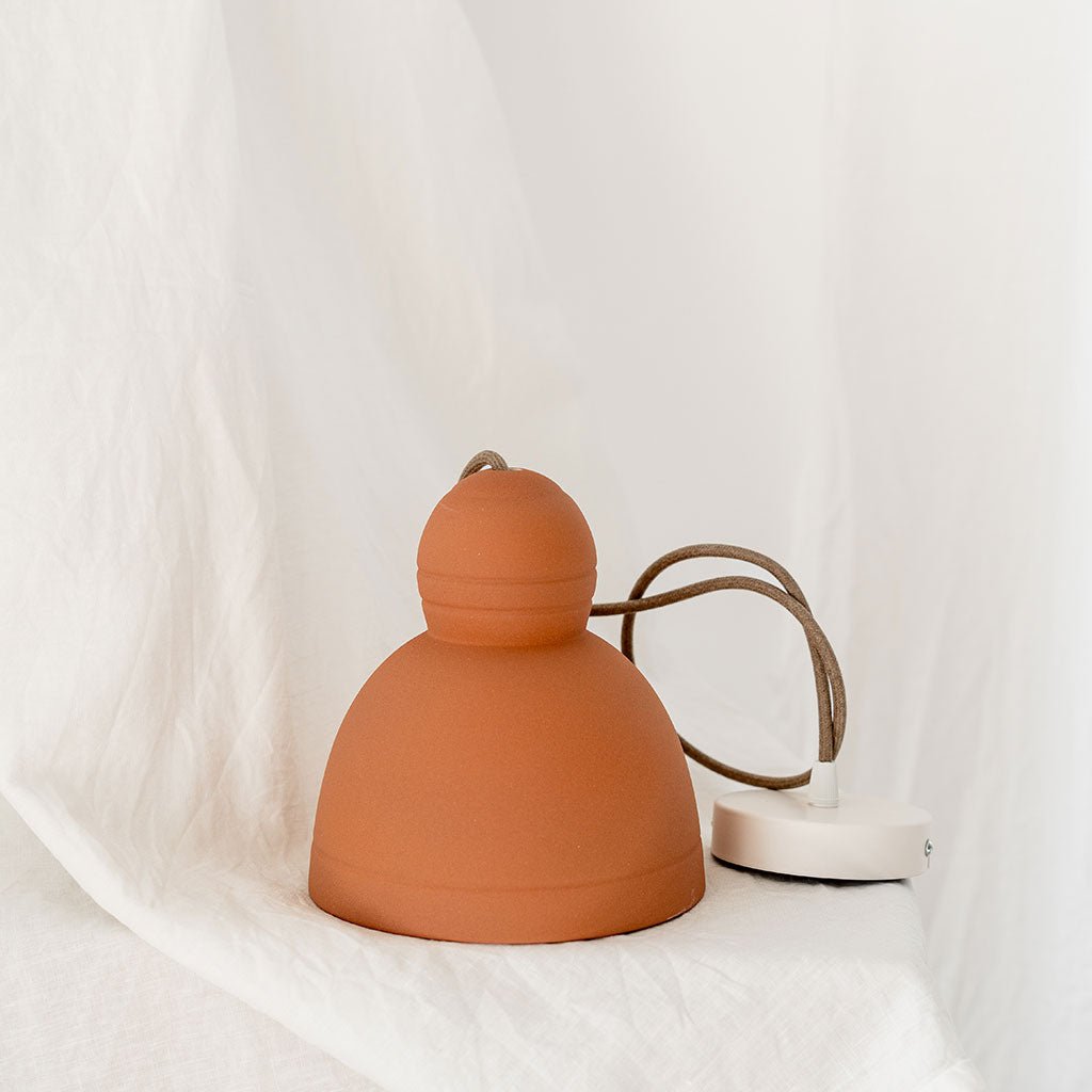 Suspension en céramique Marius - Terracotta - Oustao