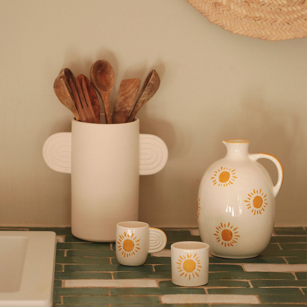 Brocca in ceramica - Sole