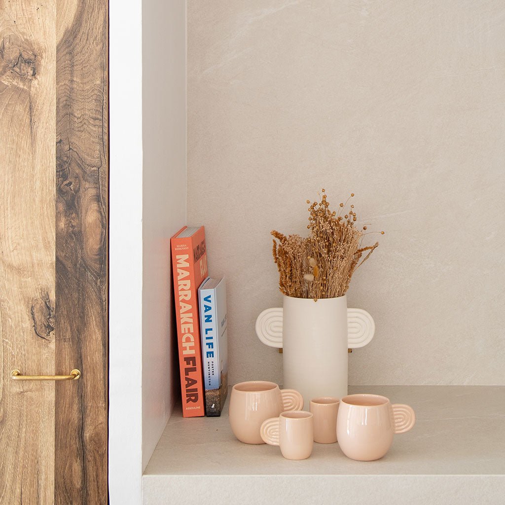 Tasse en céramique Ambre - Poudré - Oustao