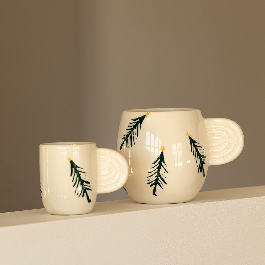 Tasse en céramique Ambre - Sapin - Oustao