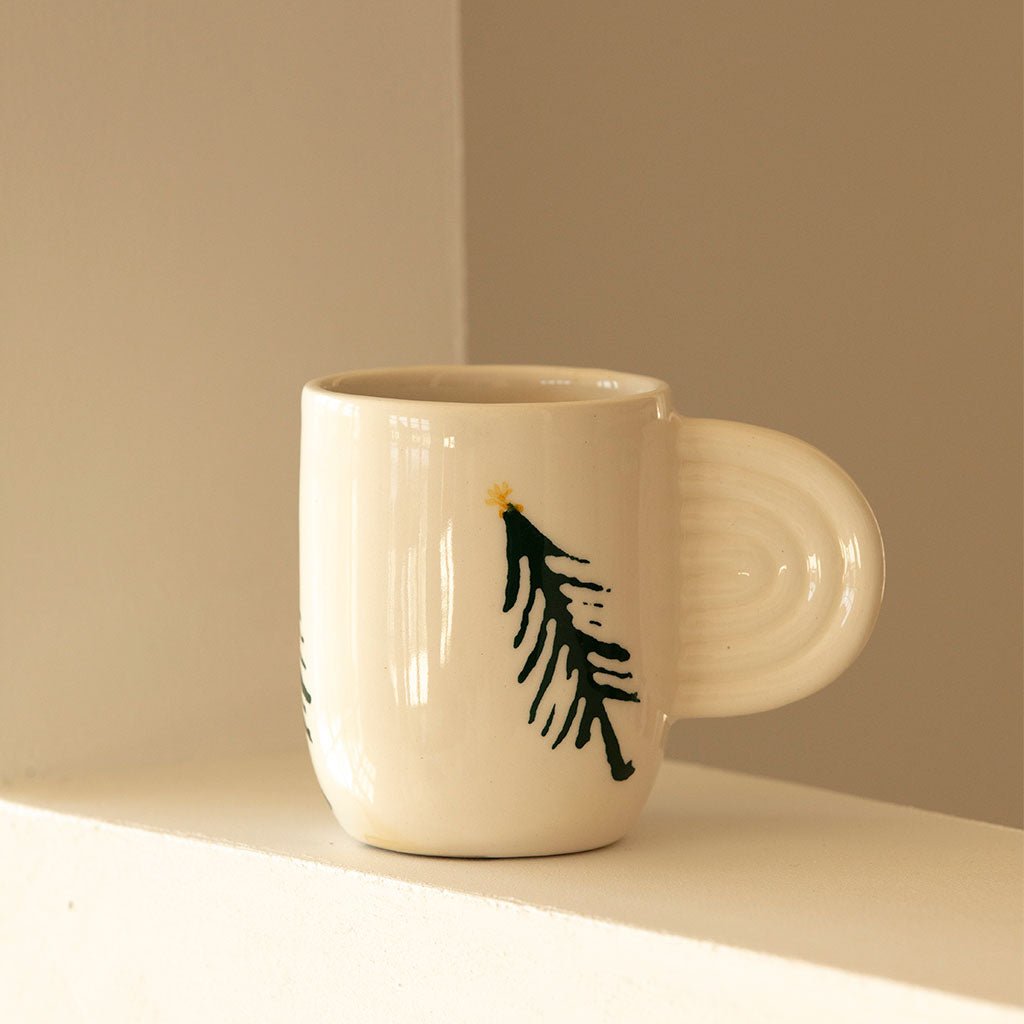 Tasse en céramique Ambre - Sapin - Oustao