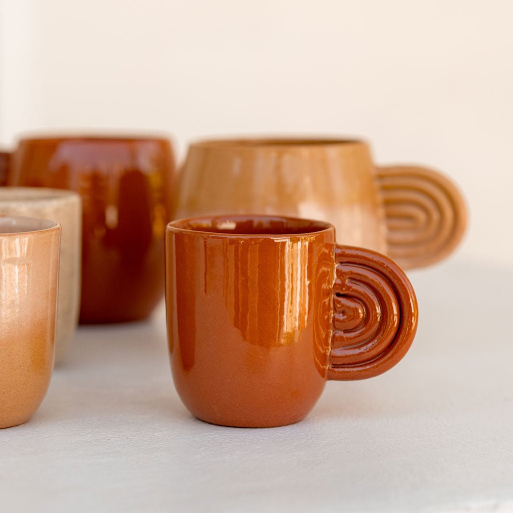 Tasse en céramique Ambre - Terracotta - Oustao