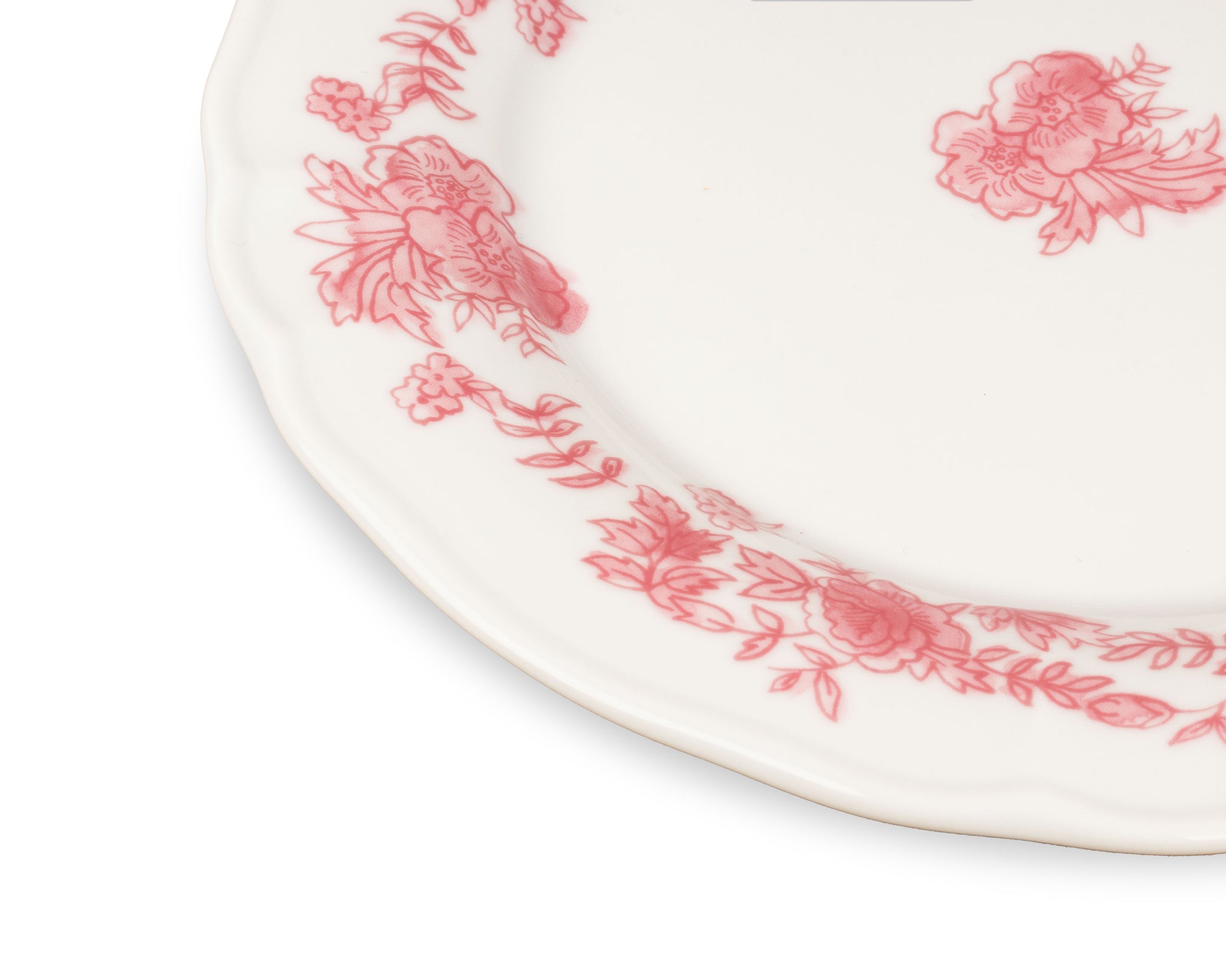 Piatto da portata rosa Suffolk