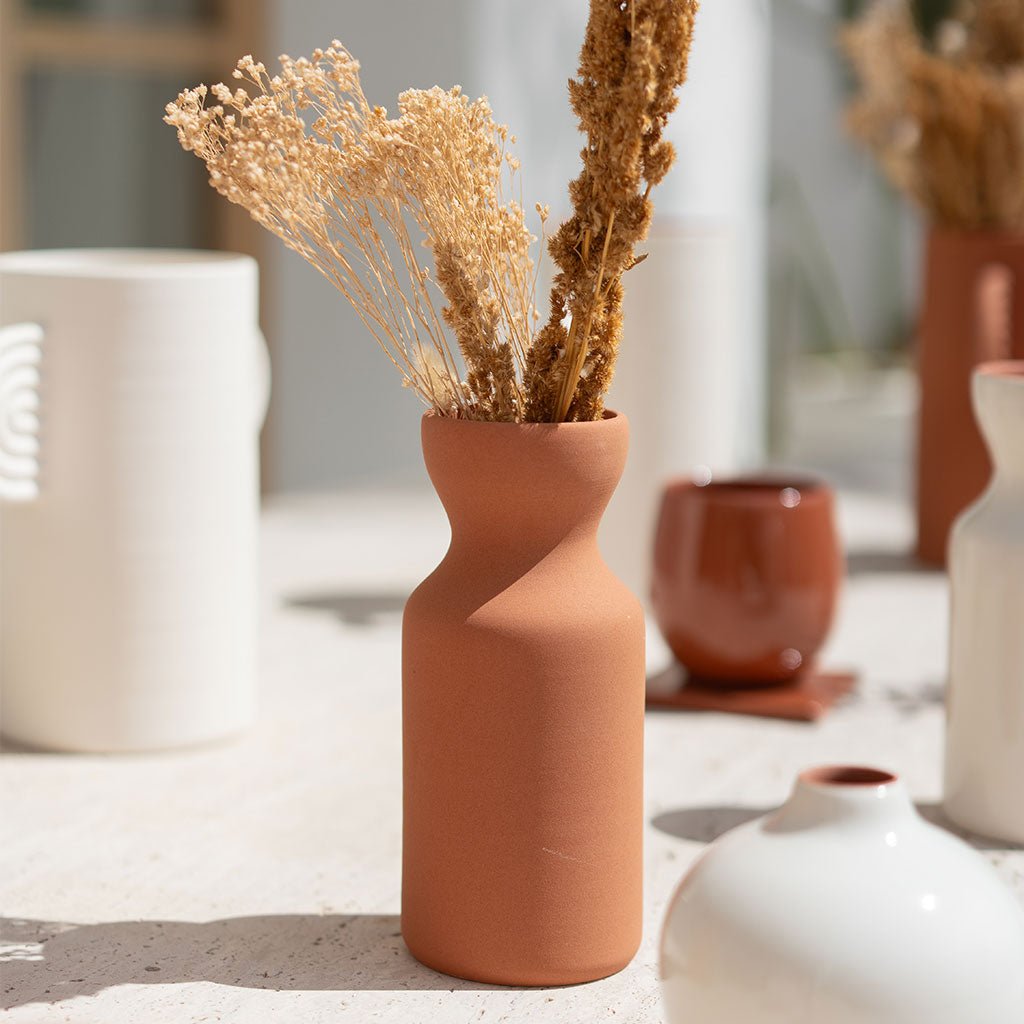 Totem en céramique Mediterranea - Terracotta - Oustao