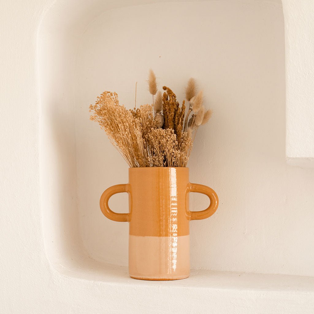 Vase en céramique Mediterranea - Bicolore - Oustao