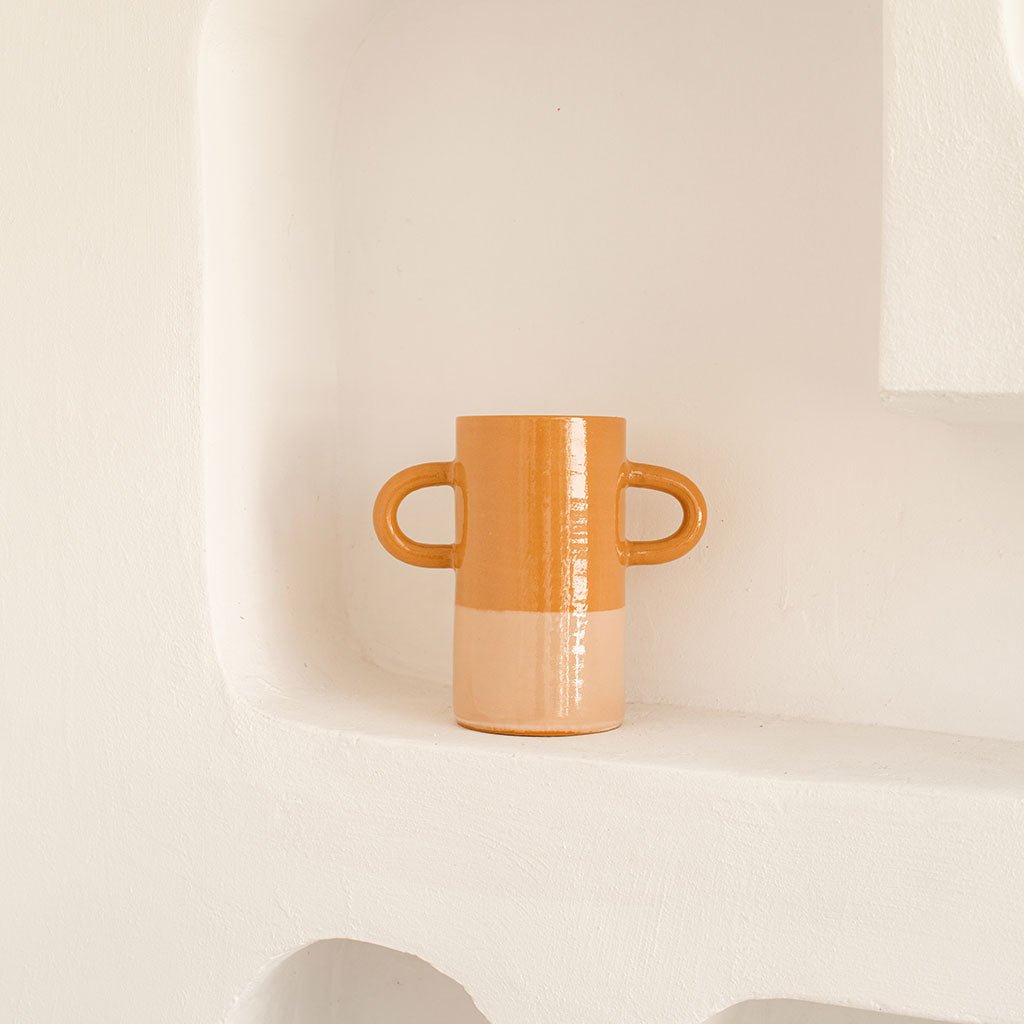 Vase en céramique Mediterranea - Bicolore - Oustao