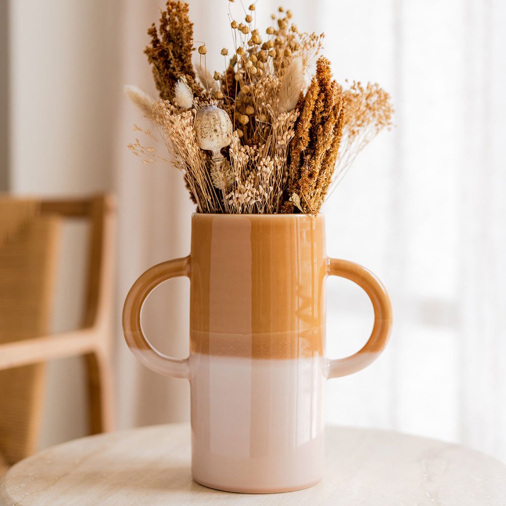 Vase en céramique Mediterranea - Bicolore - Oustao