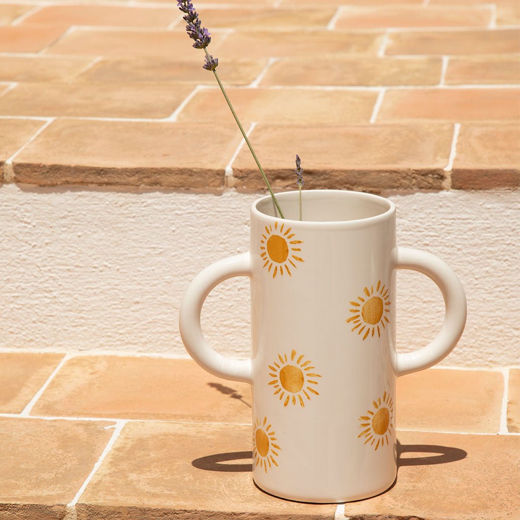 Vase en céramique Mediterranea - Soleil - Oustao