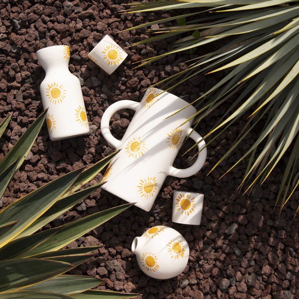 Vase en céramique Mediterranea - Soleil - Oustao