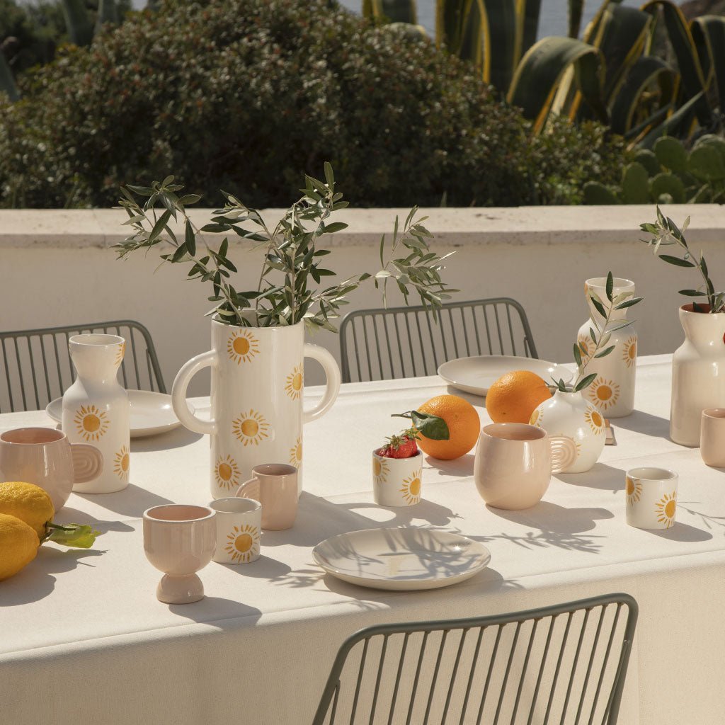 Vase en céramique Mediterranea - Soleil - Oustao
