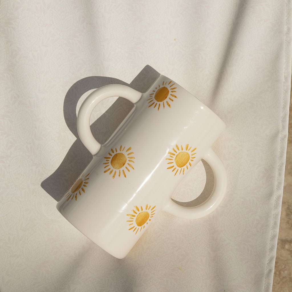 Vase en céramique Mediterranea - Soleil - Oustao