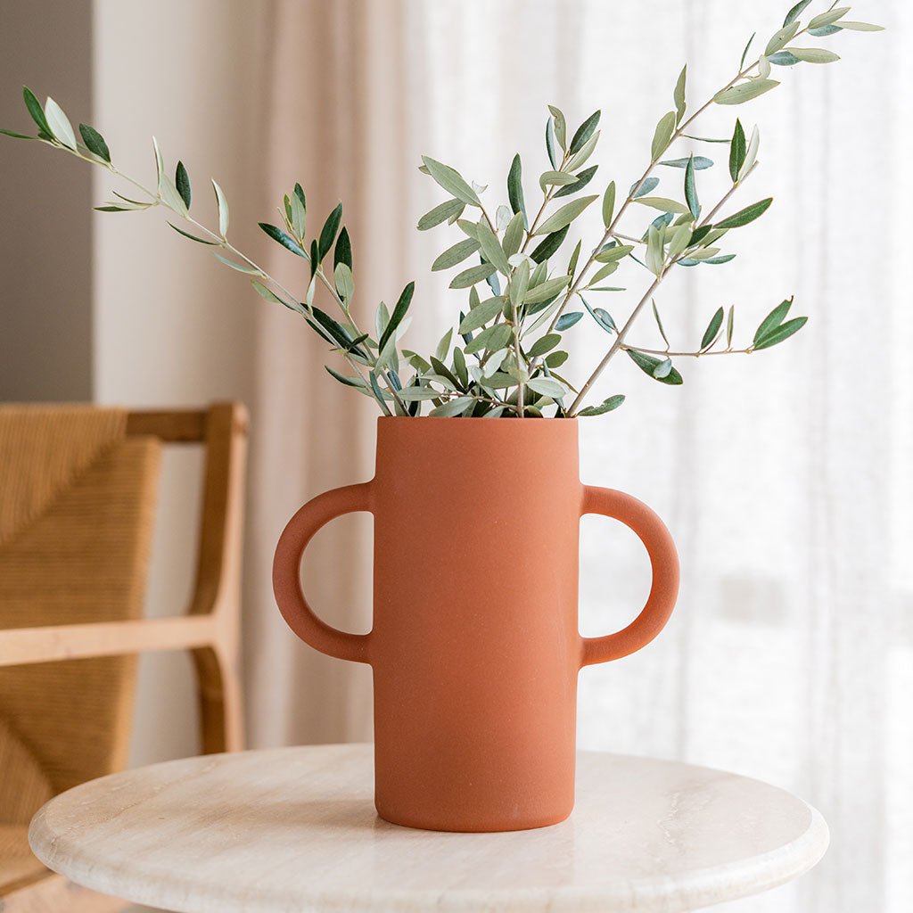 Vase en céramique Mediterranea - Terracotta - Oustao