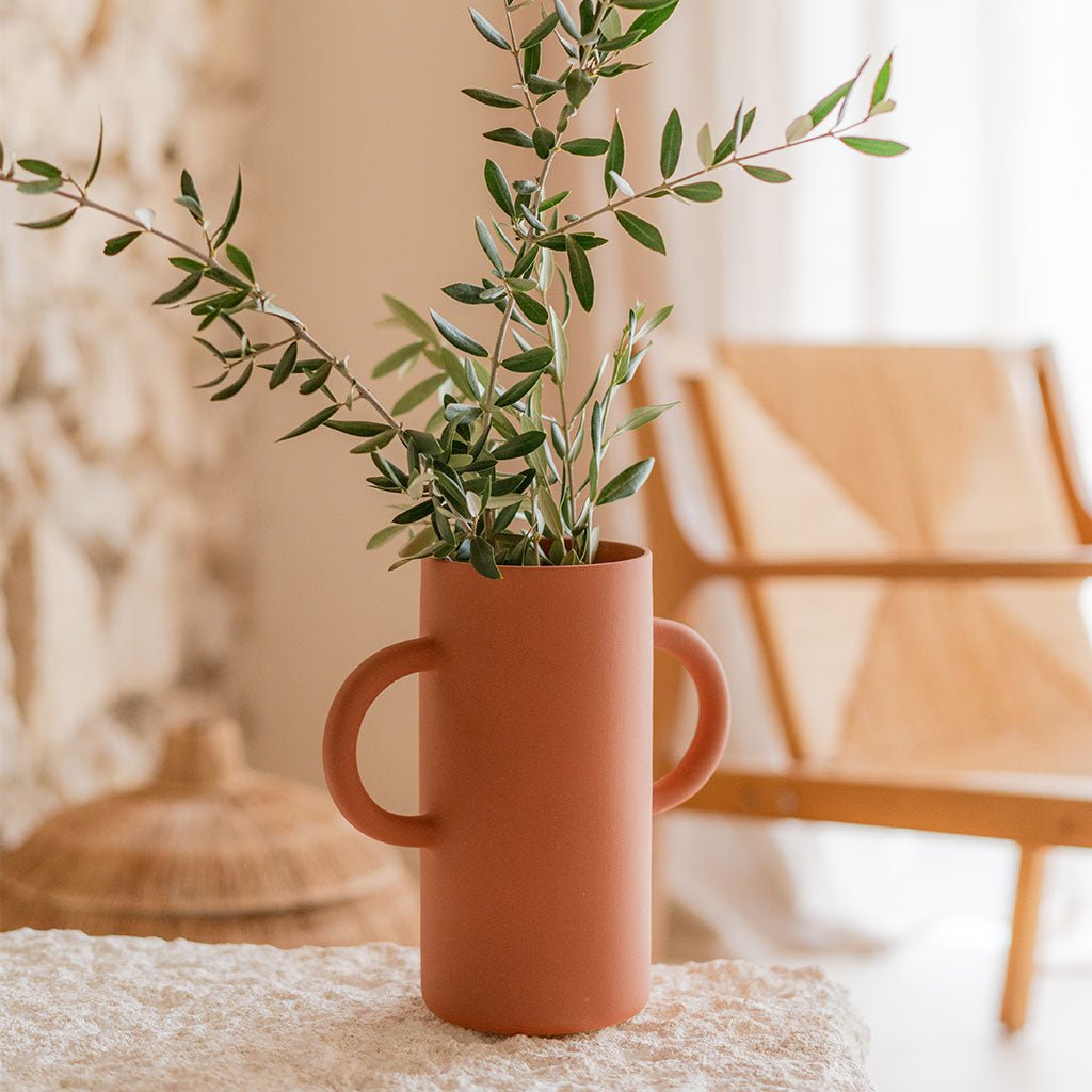 Vase en céramique Mediterranea - Terracotta - Oustao