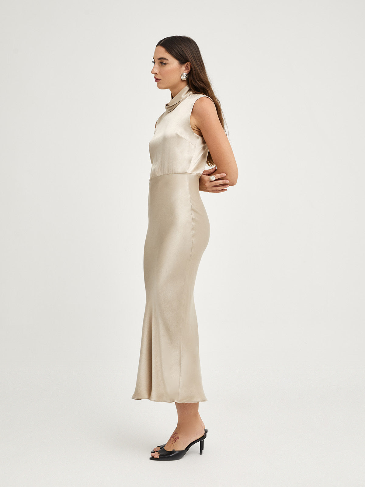 SYLVIA DRESS SAND