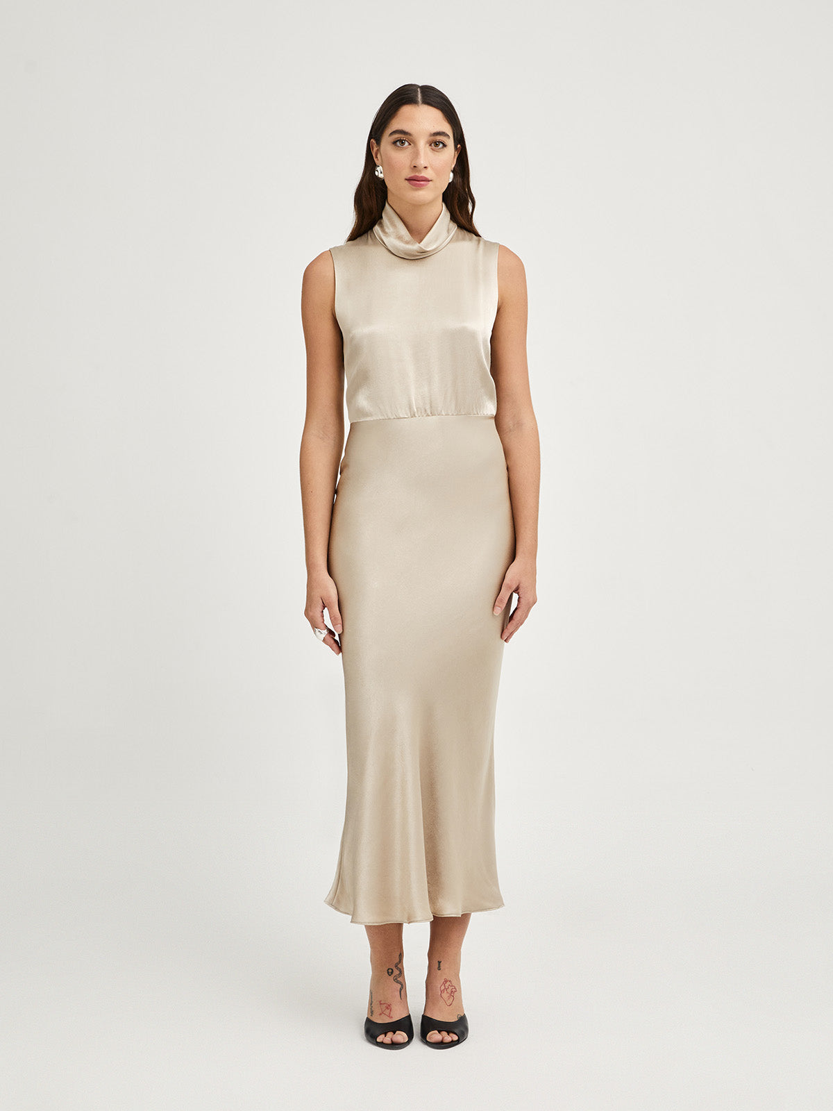 SYLVIA DRESS SAND