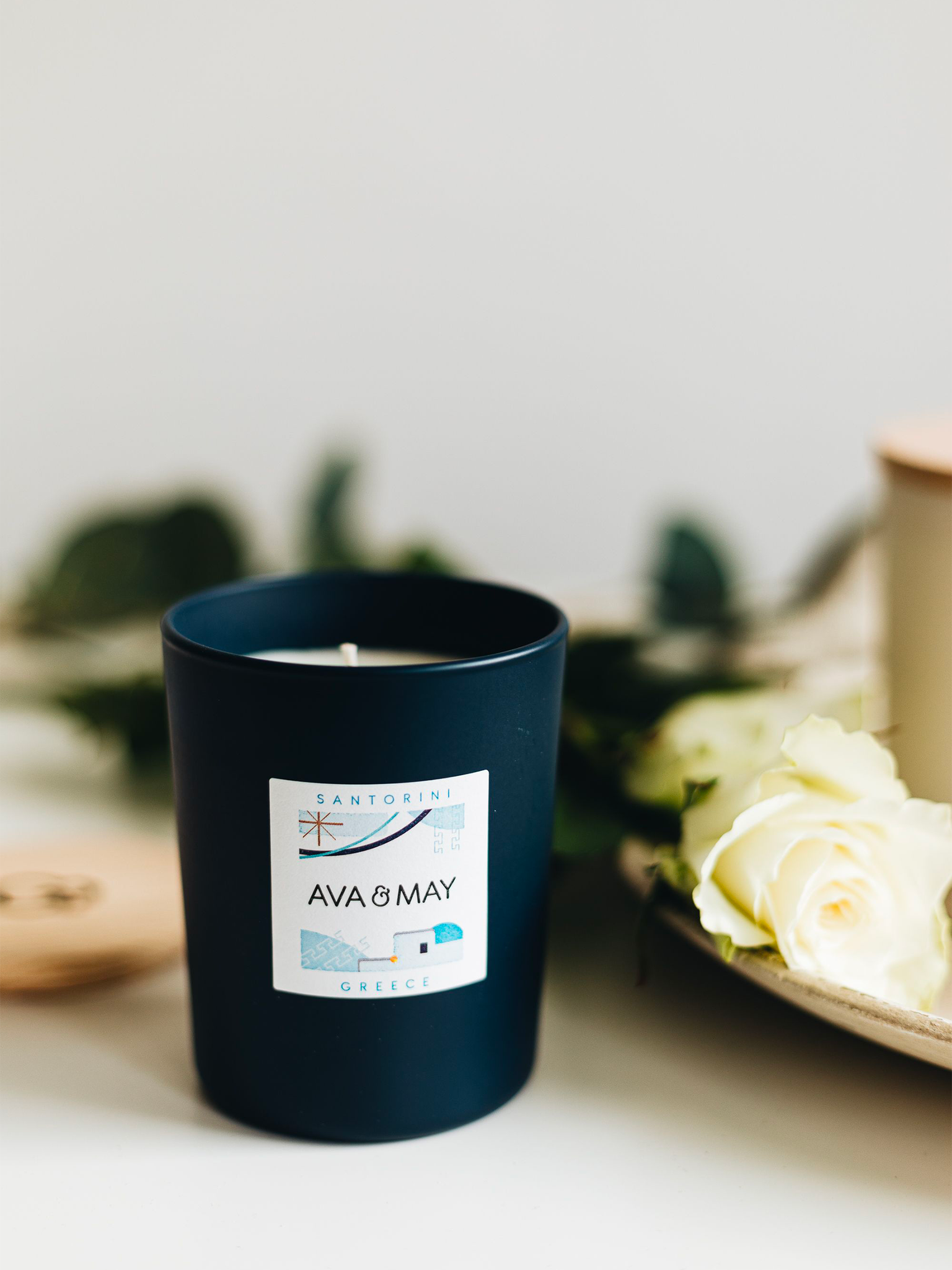 Candela profumata Santorini