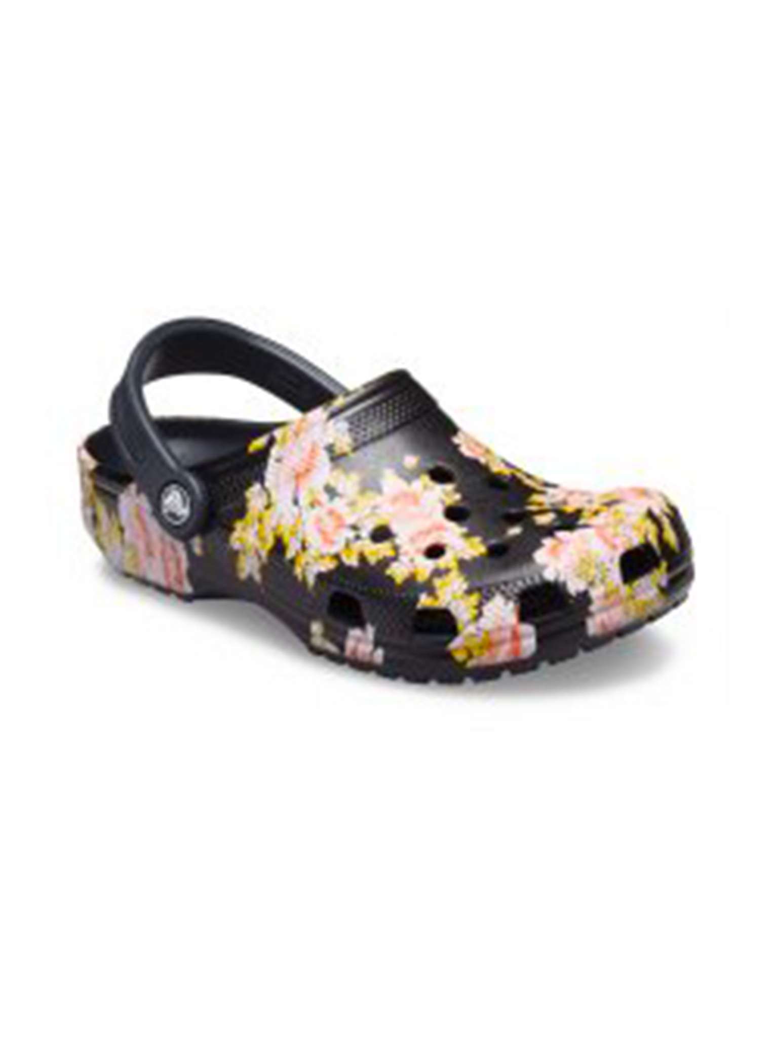 Classic Printed Floral Clog W Black/printed floral